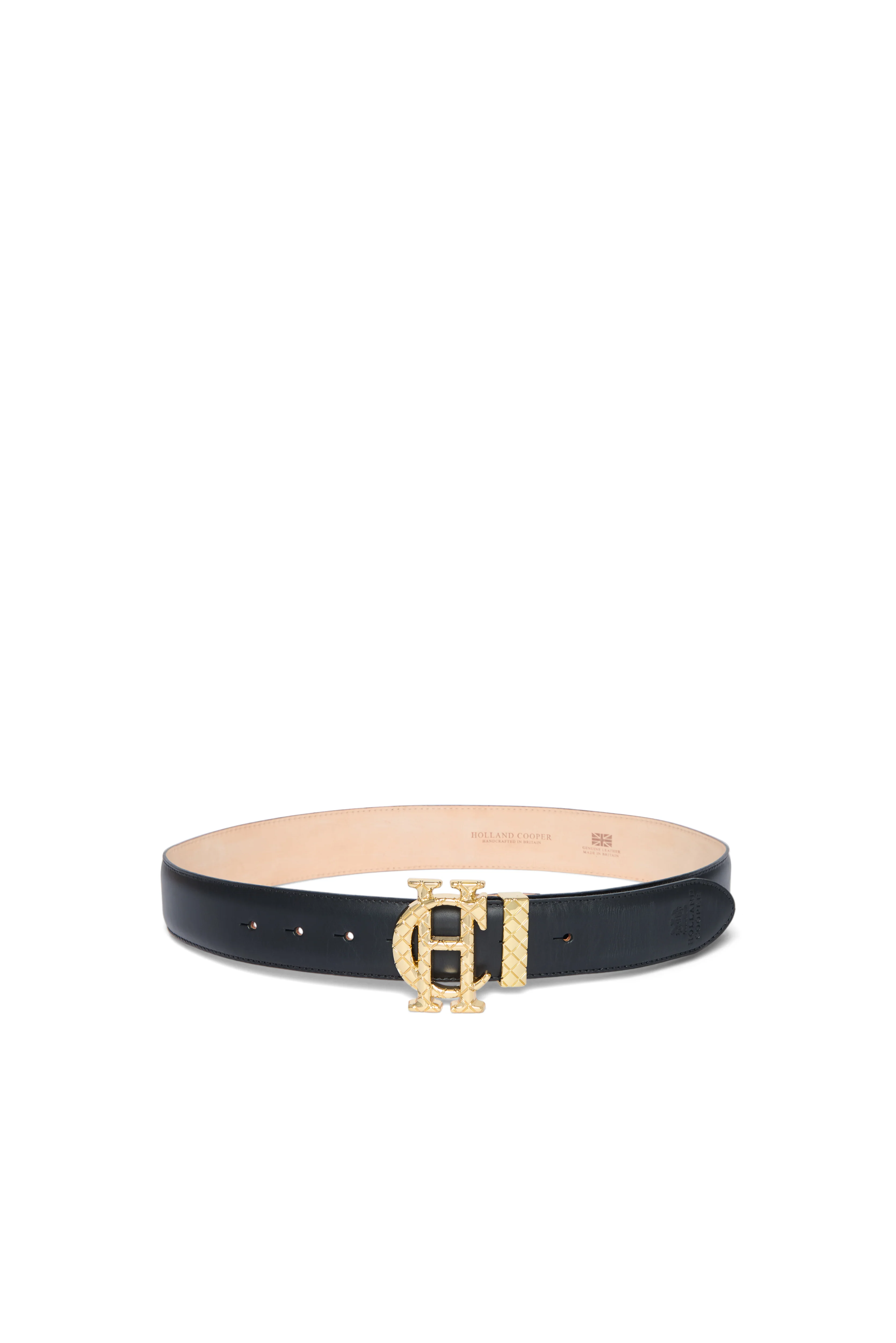 Quilted Classic Belt (Black Leather) - Image 2