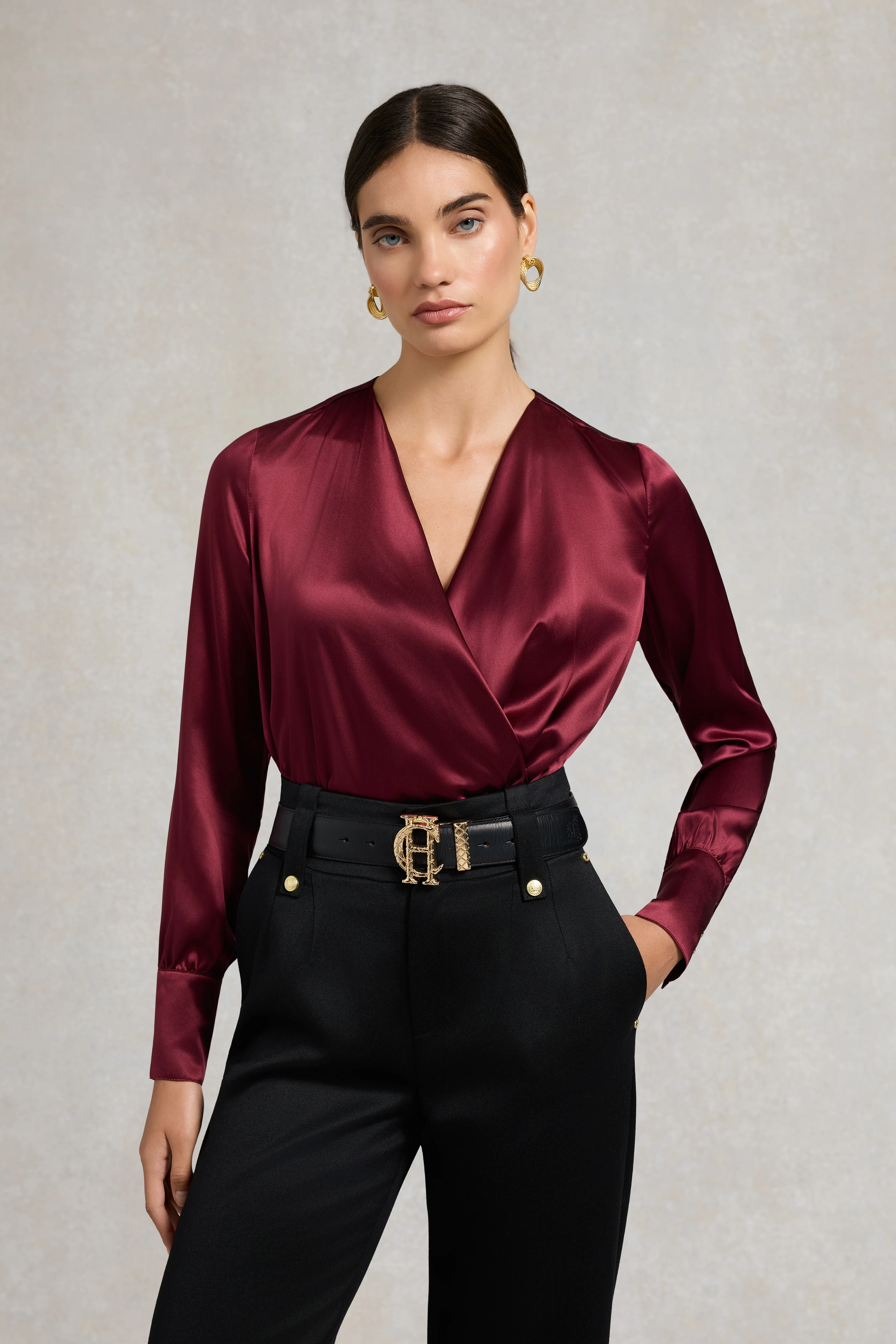 Quilted Classic Belt (Black Leather) - Image 3