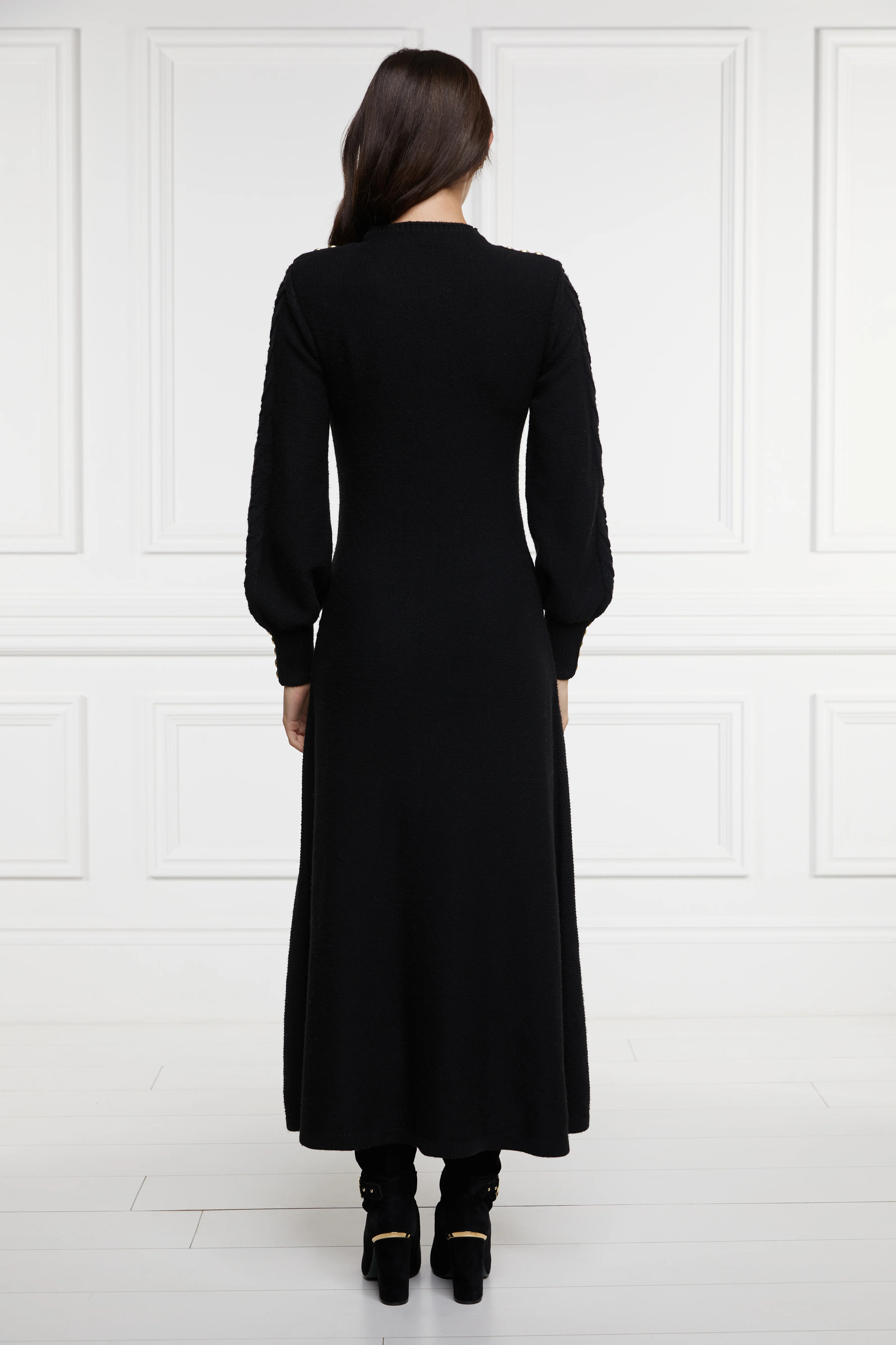 Rachel Maxi Dress (Black) - Image 6