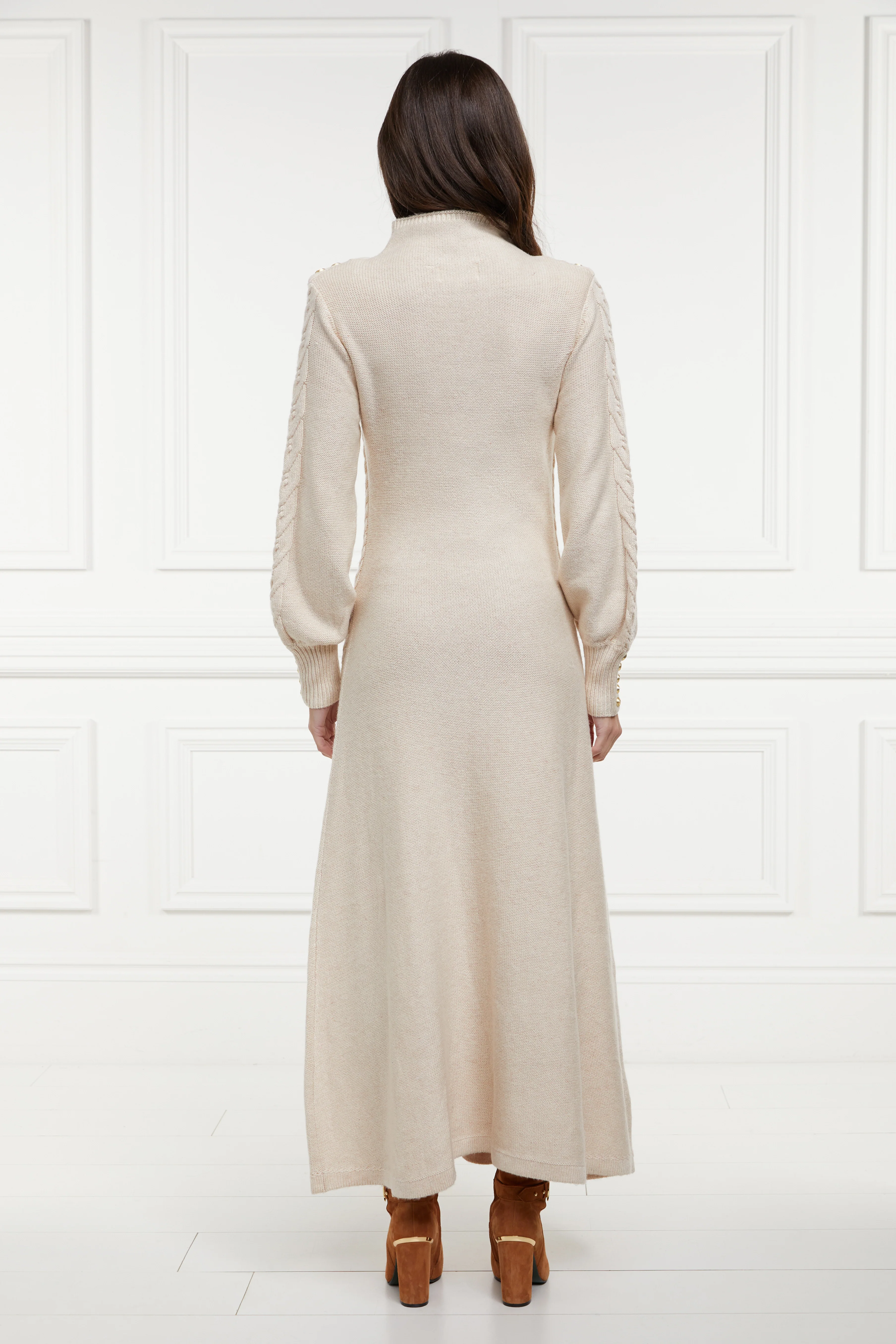 Rachel Maxi Dress (Oatmeal) - Image 2