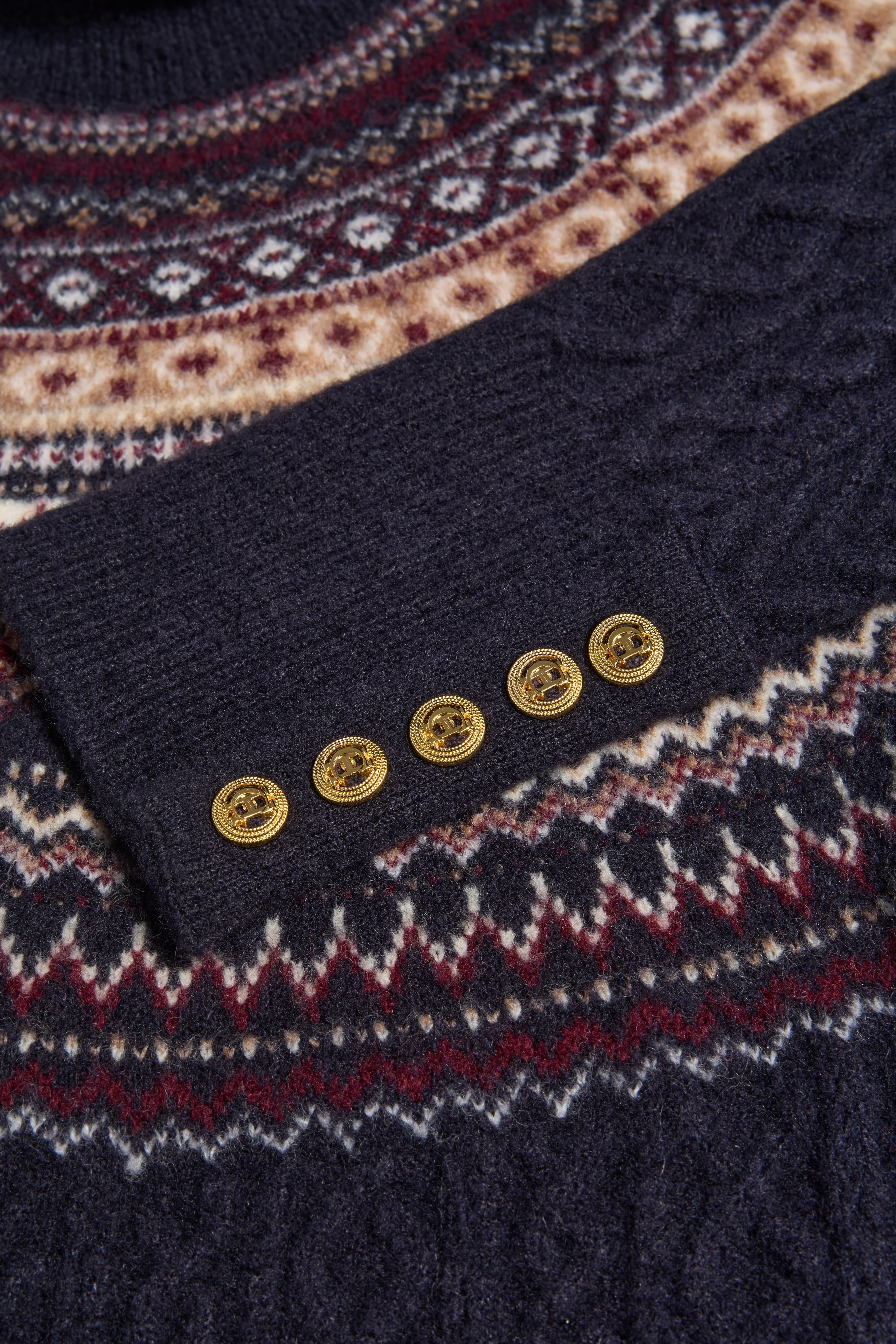 Rebecca Roll Neck Knit (Ink Navy) - Image 8