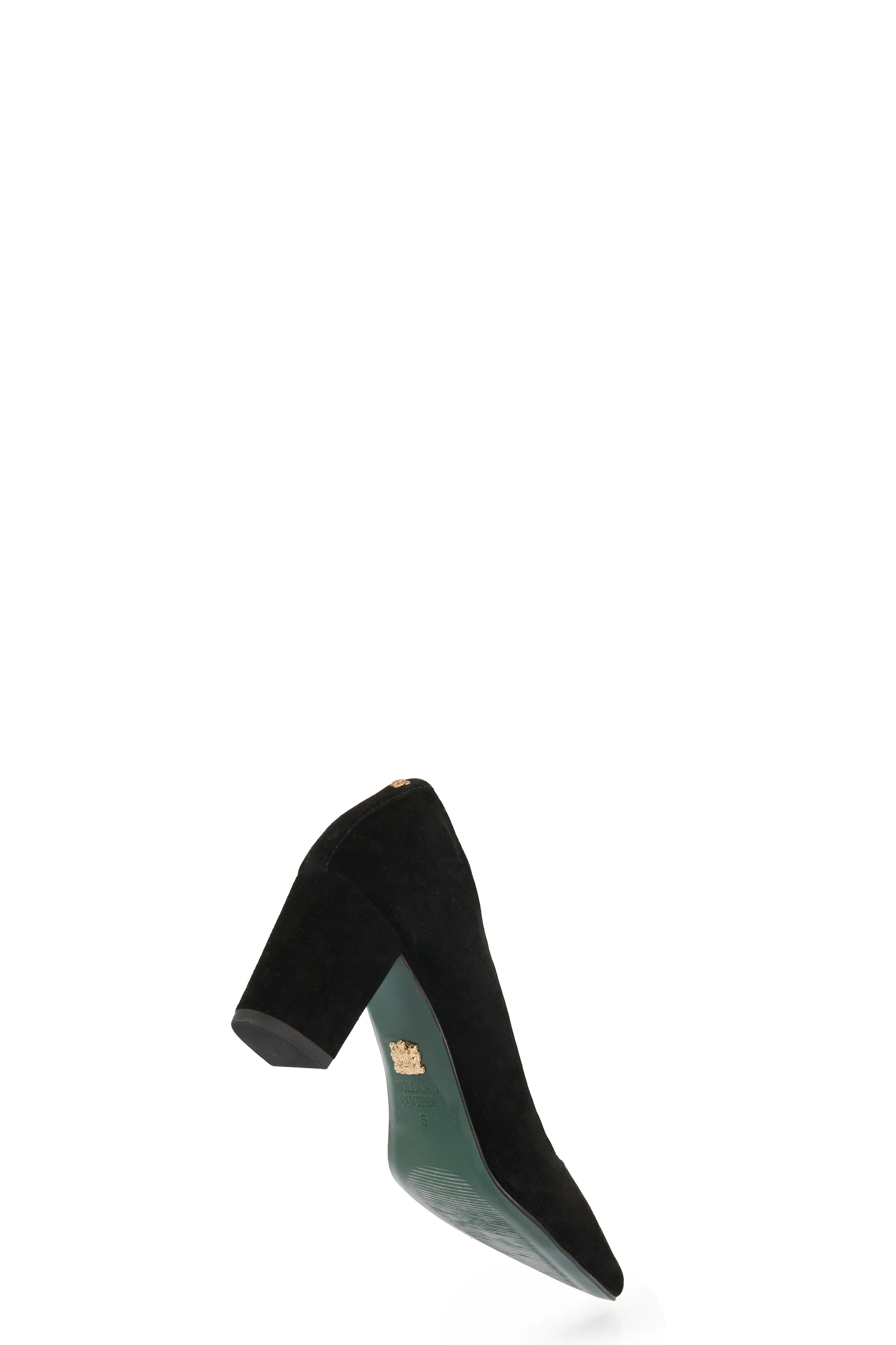Regency Court Shoe (Black Suede) - Image 9