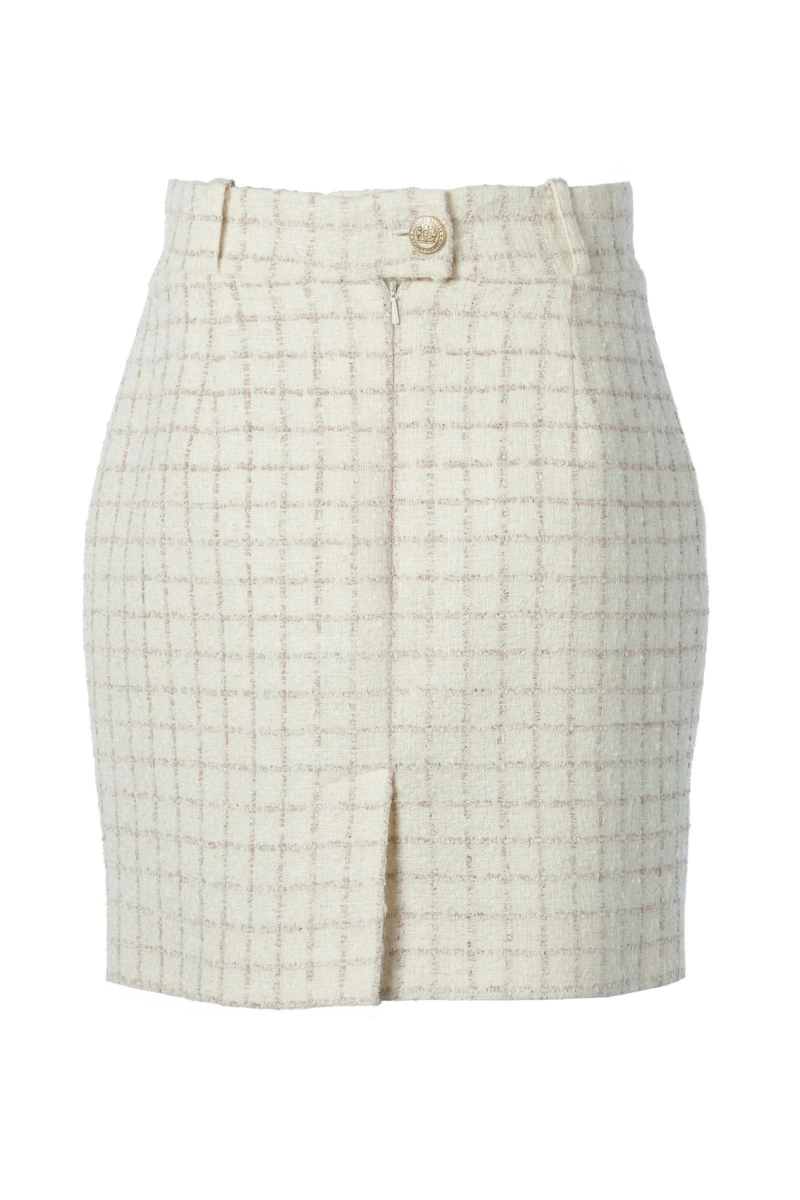 Regency Skirt (Ivory Sparkle Tweed) - Image 7