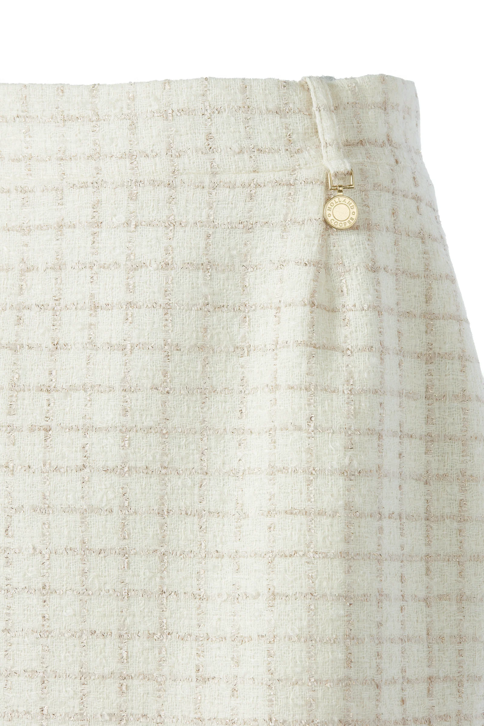 Regency Skirt (Ivory Sparkle Tweed) - Image 9