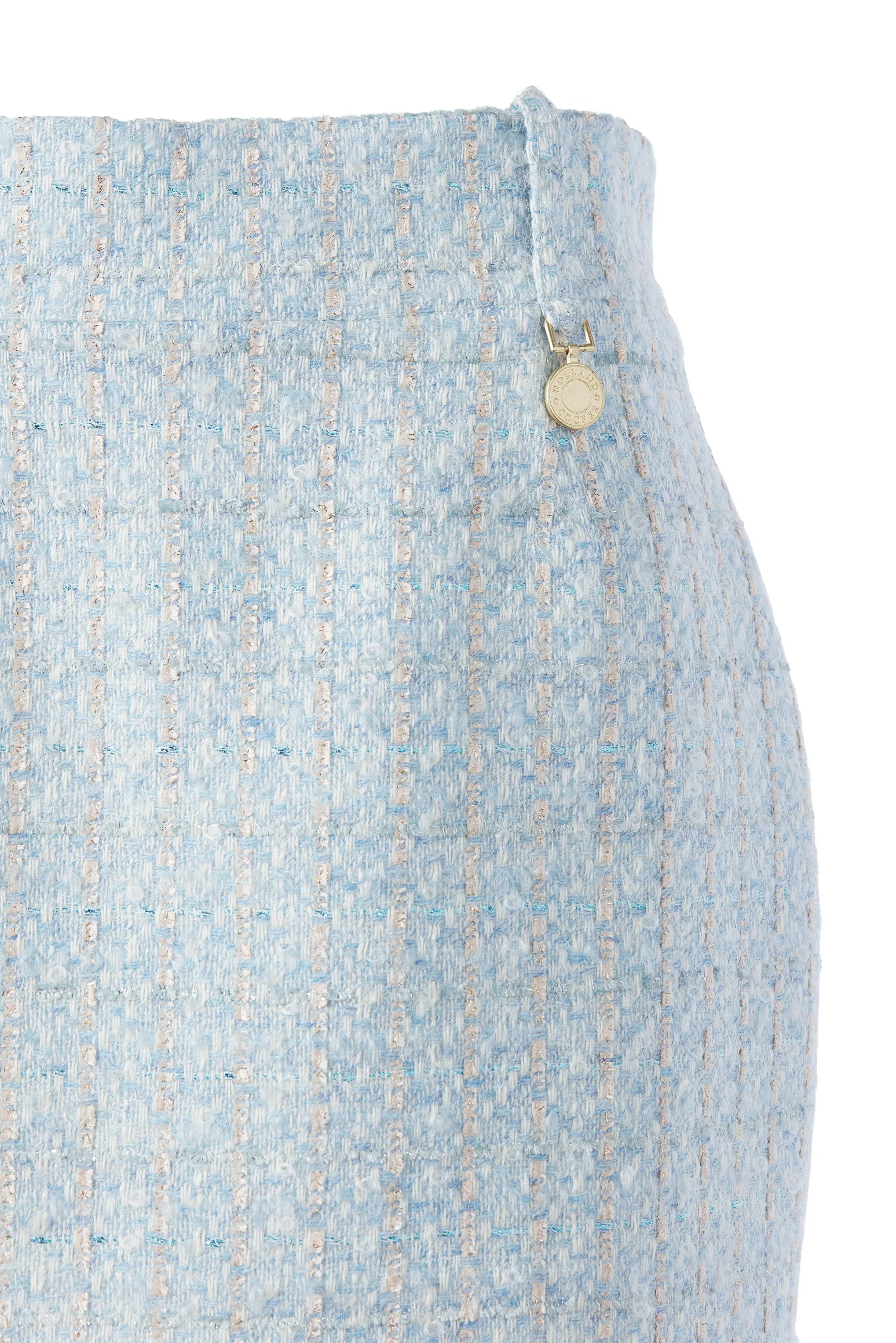 Regency Skirt (Sky Blue Boucle) - Image 10