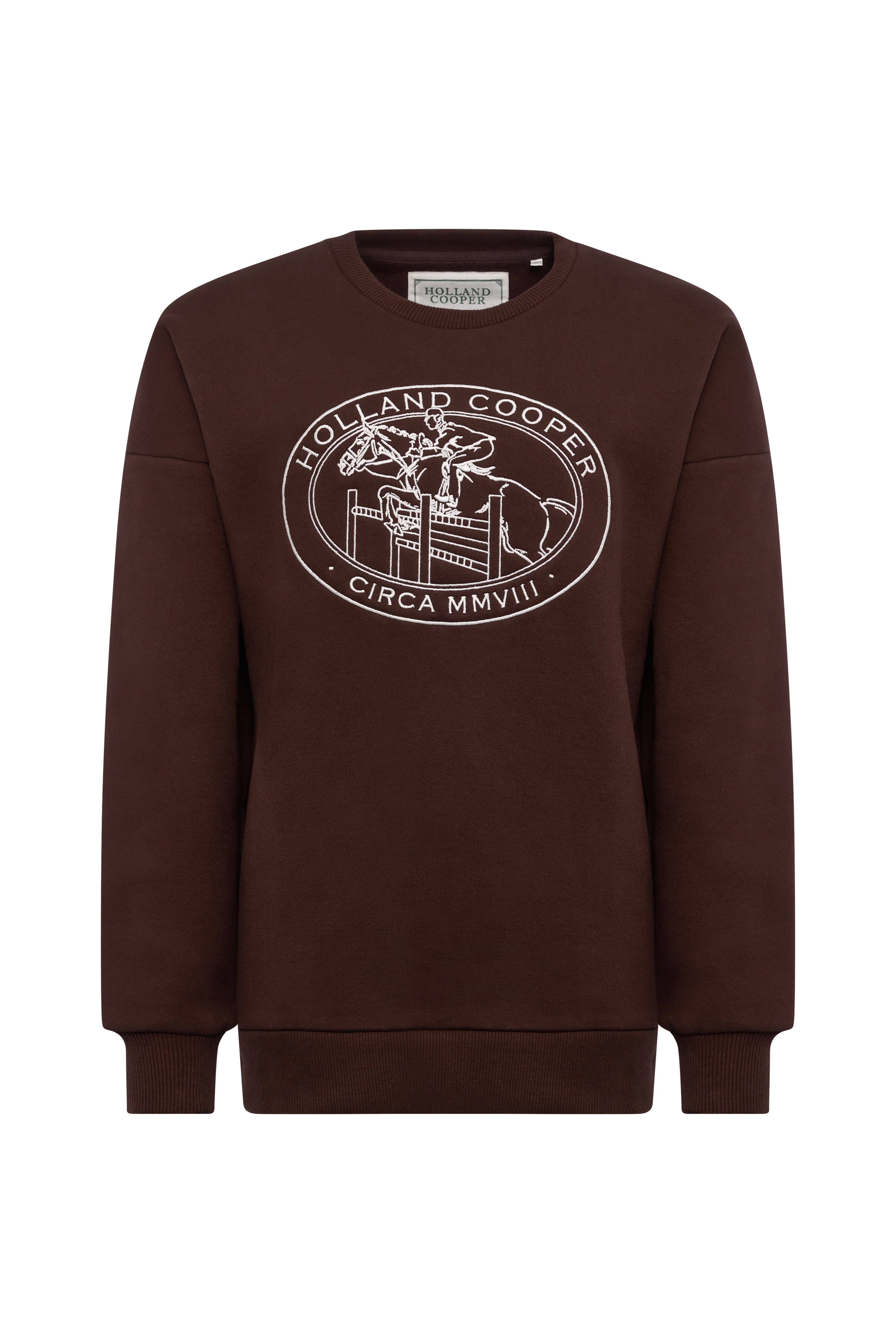 Relaxed Fit Crew Neck Sweat (Walnut) - Image 4