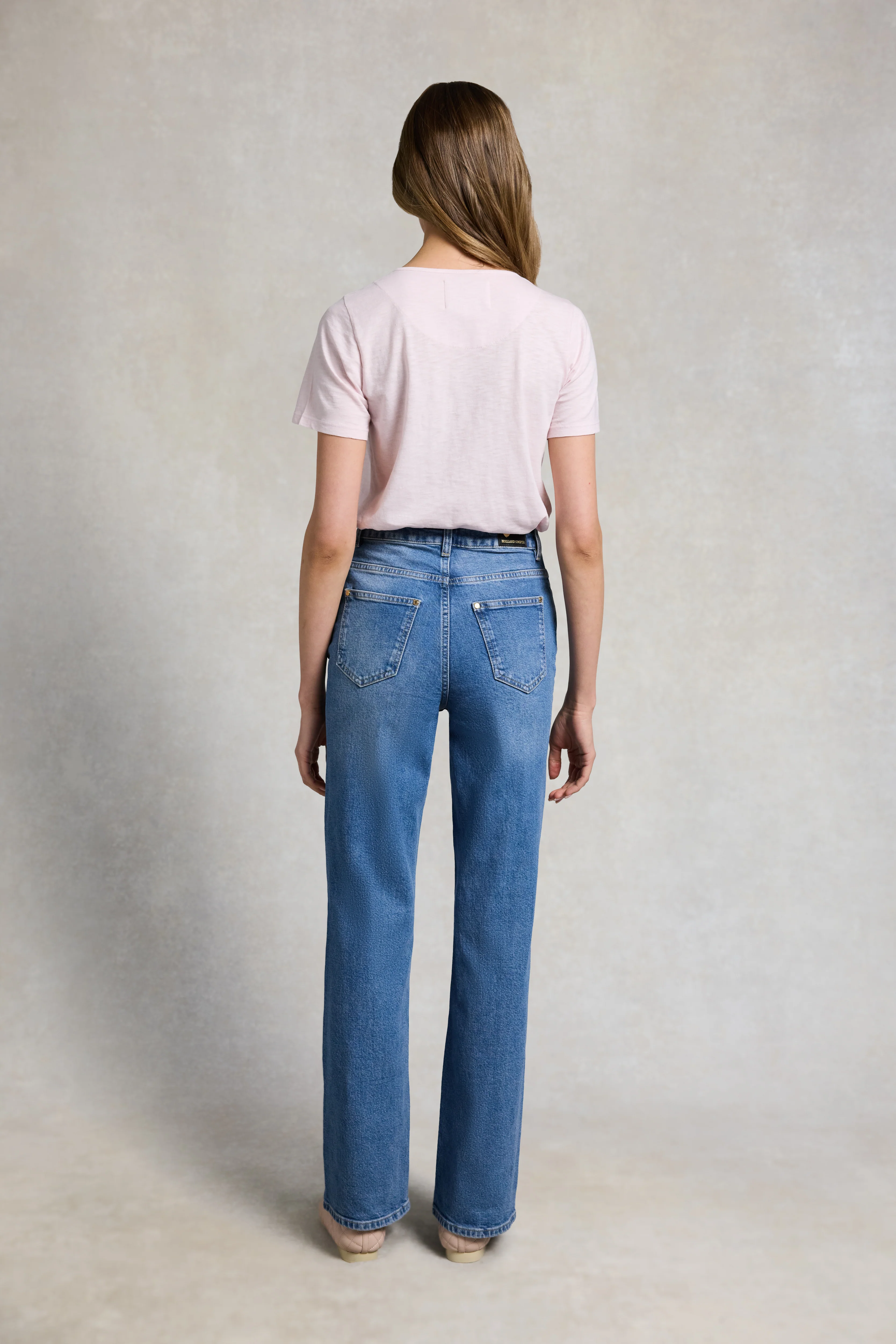 Relaxed Fit Monogram Tee (Pale Pink) - Image 4