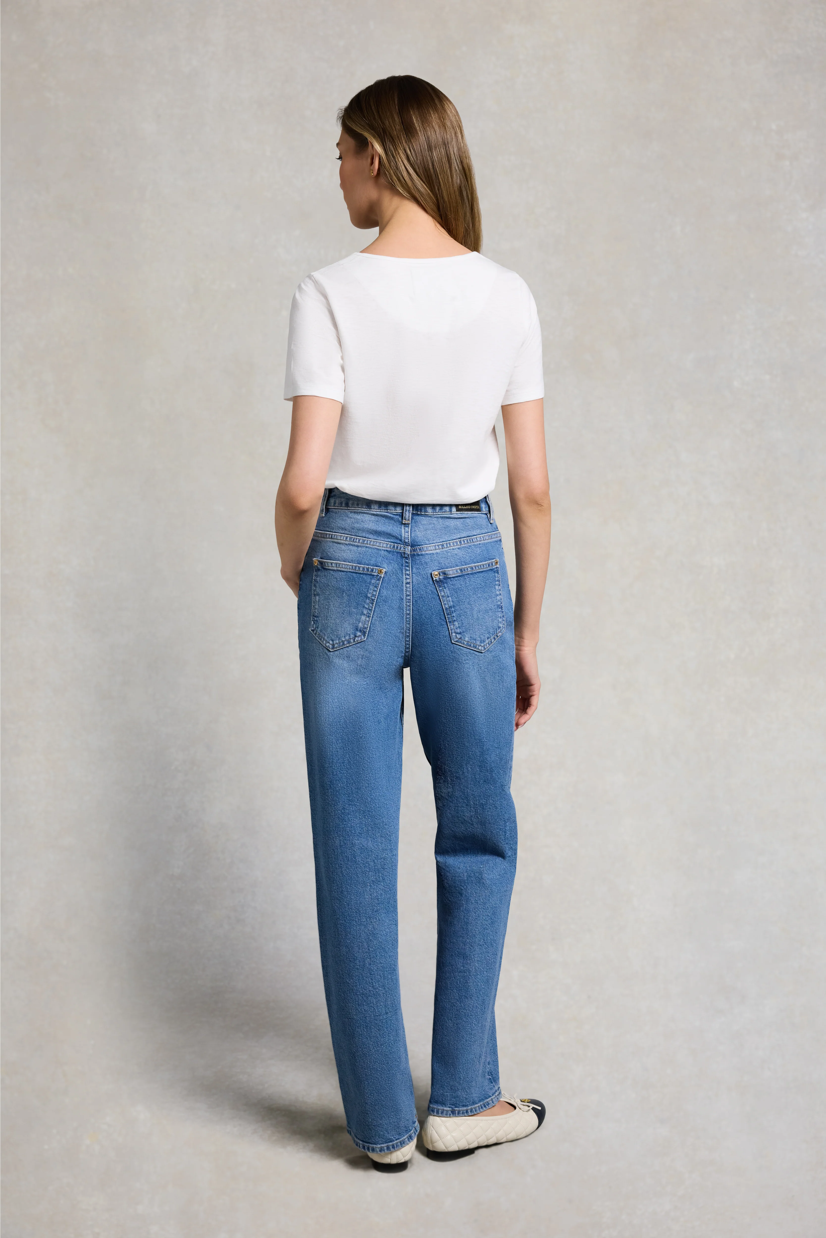 Relaxed Fit Monogram Tee (White) - Image 4