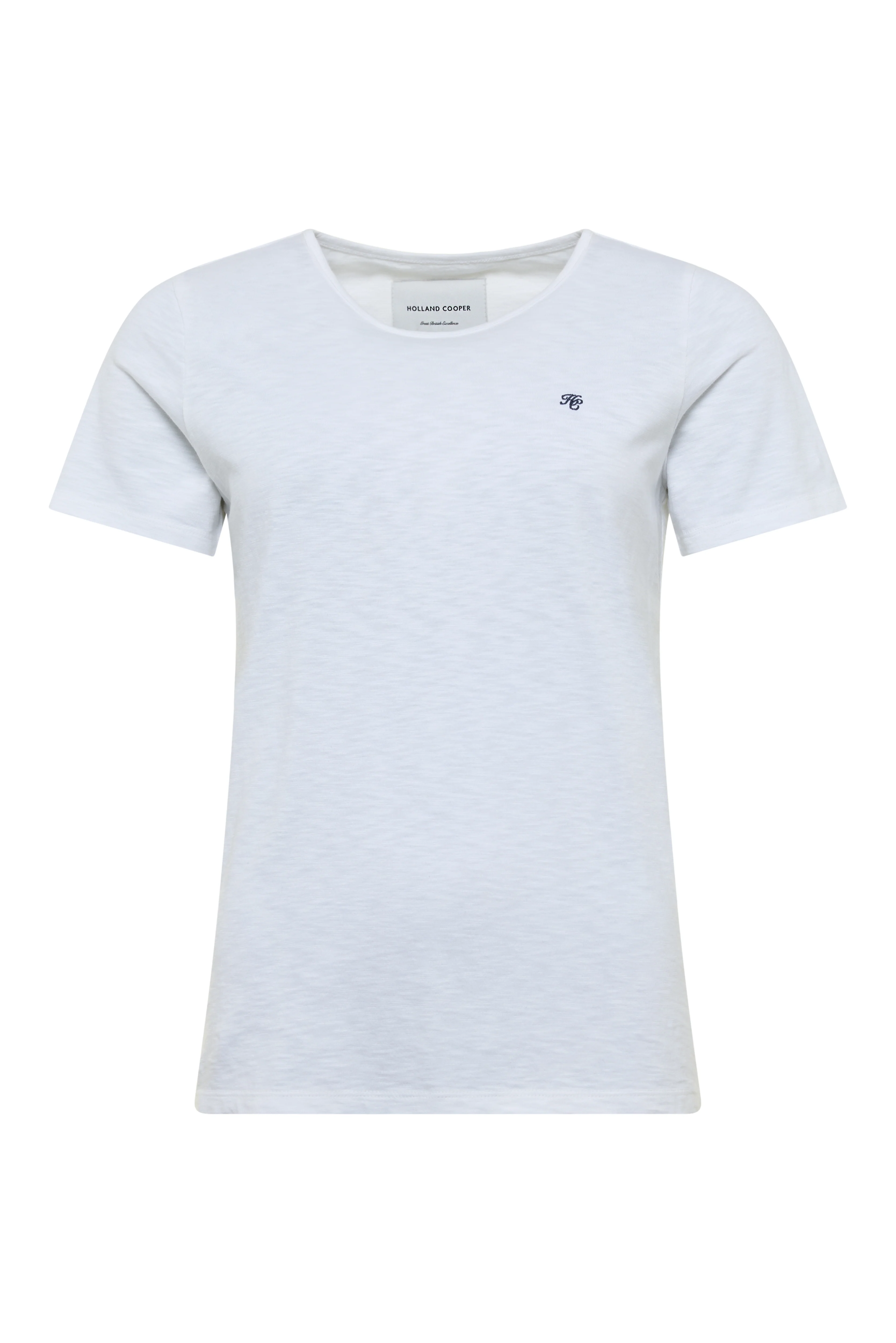 Relaxed Fit Monogram Tee (White) - Image 6