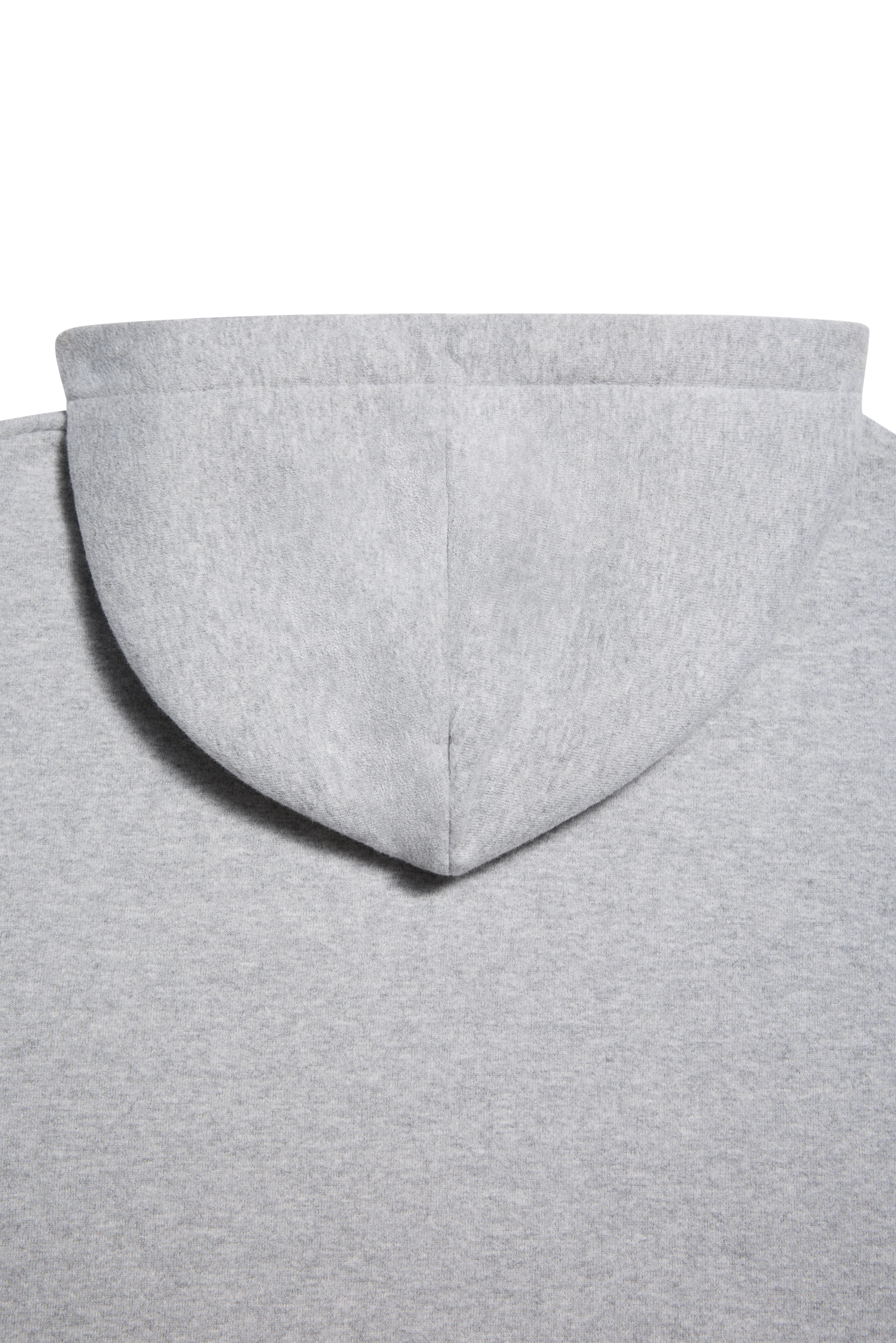 Relaxed Fit Script Hoodie (Grey Marl) - Image 8