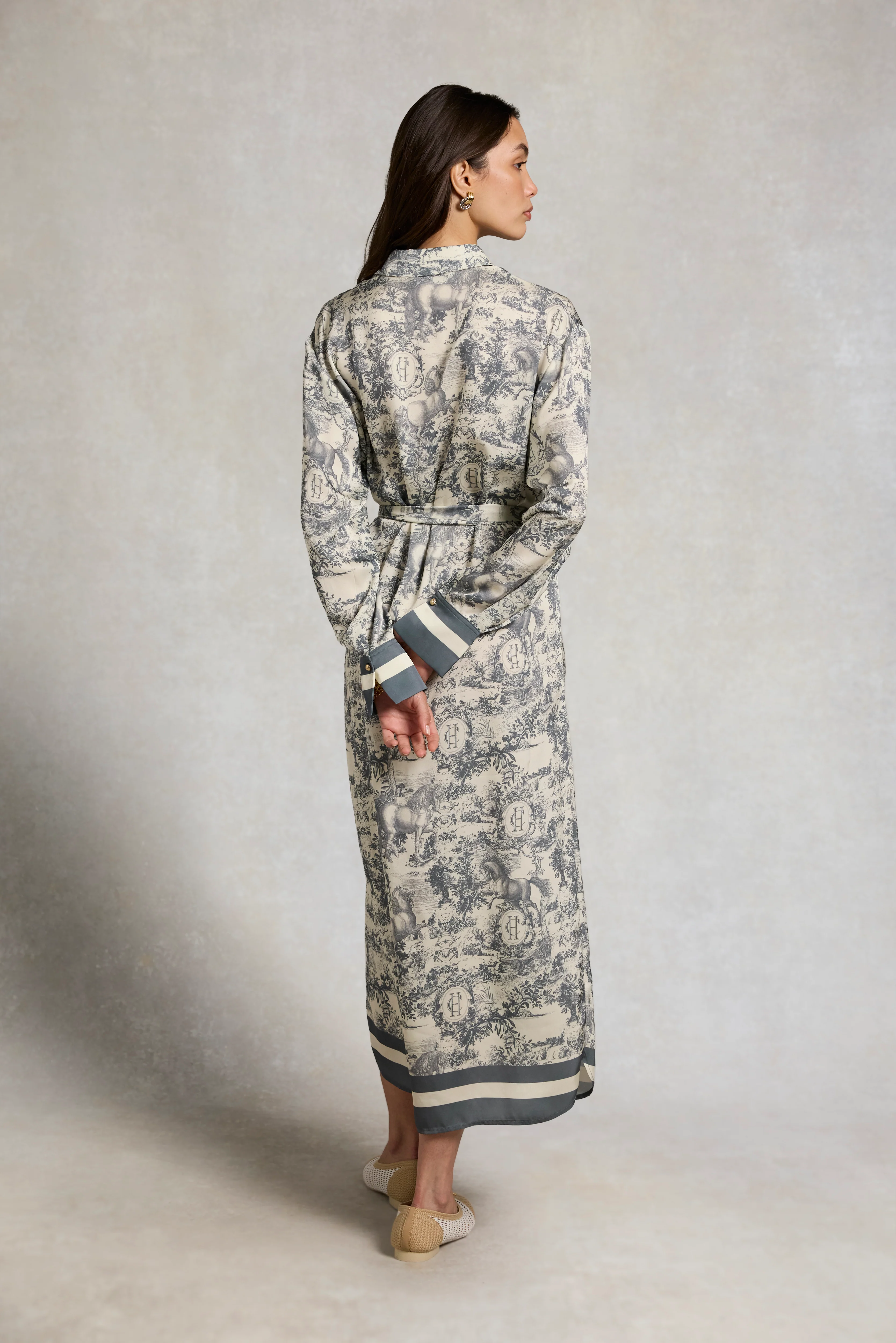 Riviera Shirt Dress (Vintage Chateau Steel Blue) - Image 6