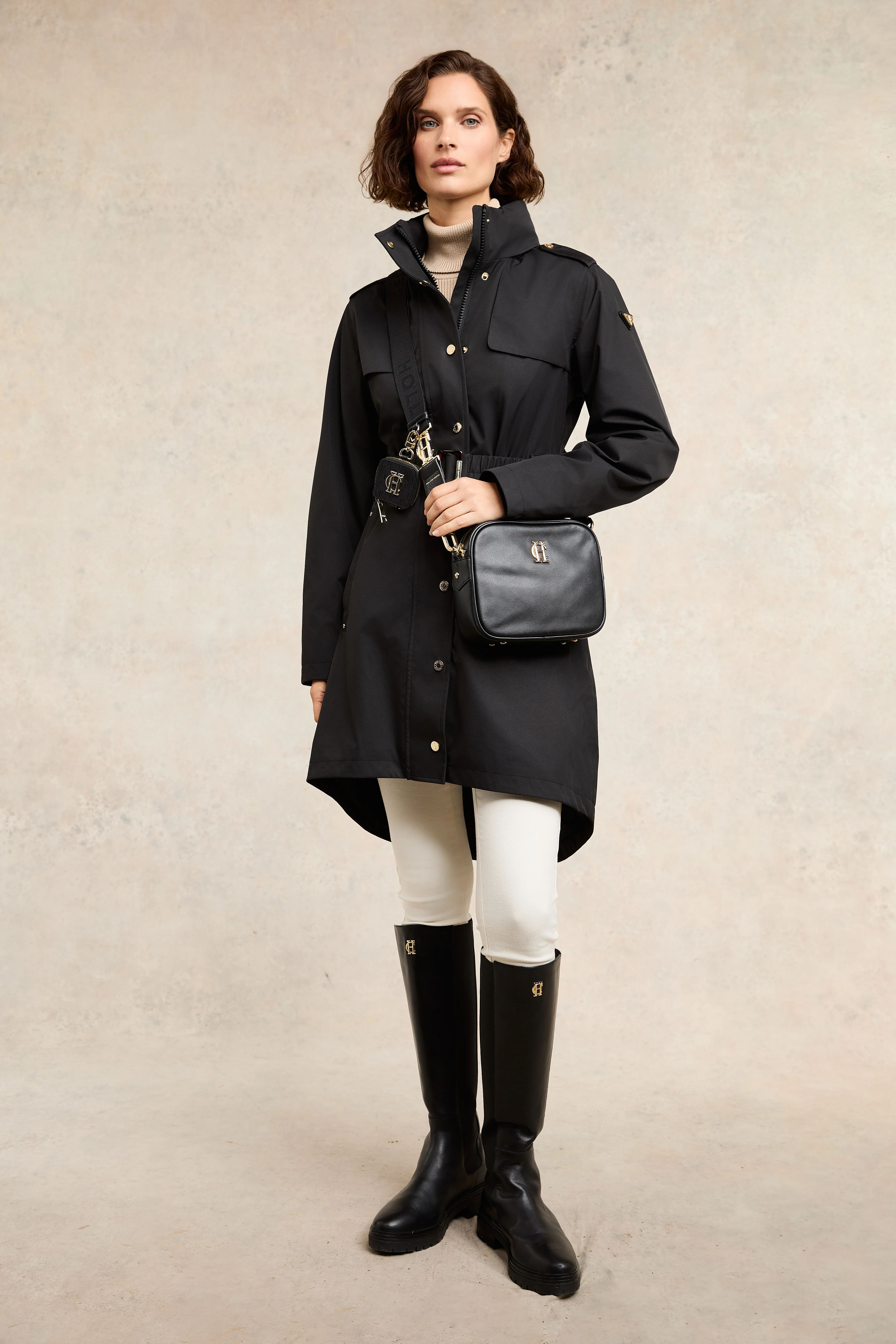 Rosedale Waterproof Parka (Black) - Image 3