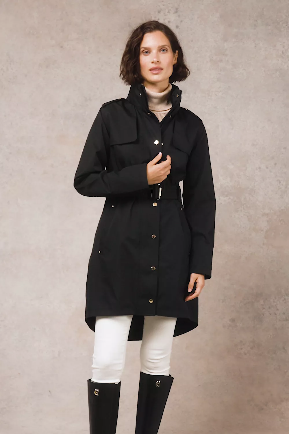Rosedale Waterproof Parka (Black) - Image 5
