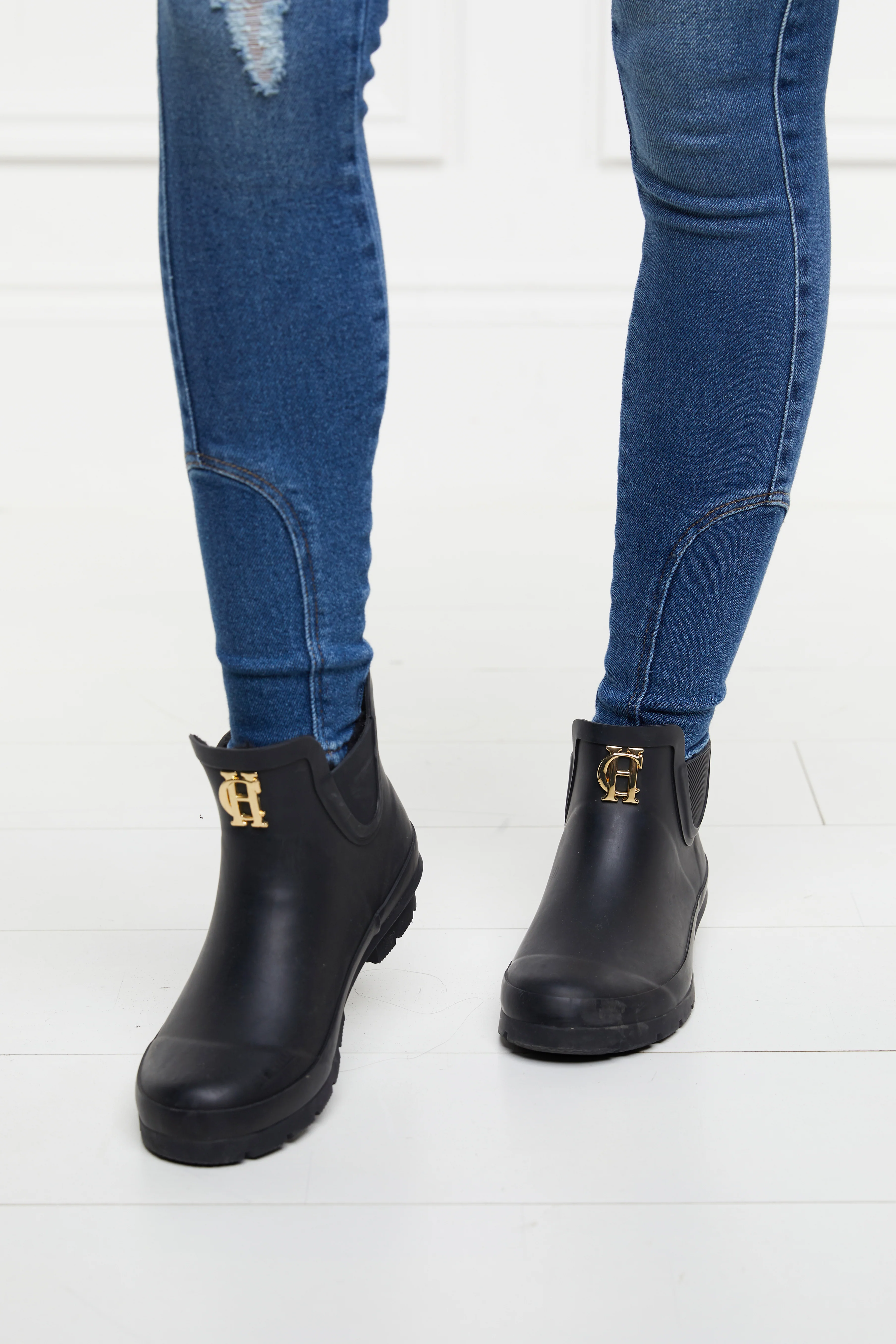Rubber Chelsea Boot (Black) - Image 3