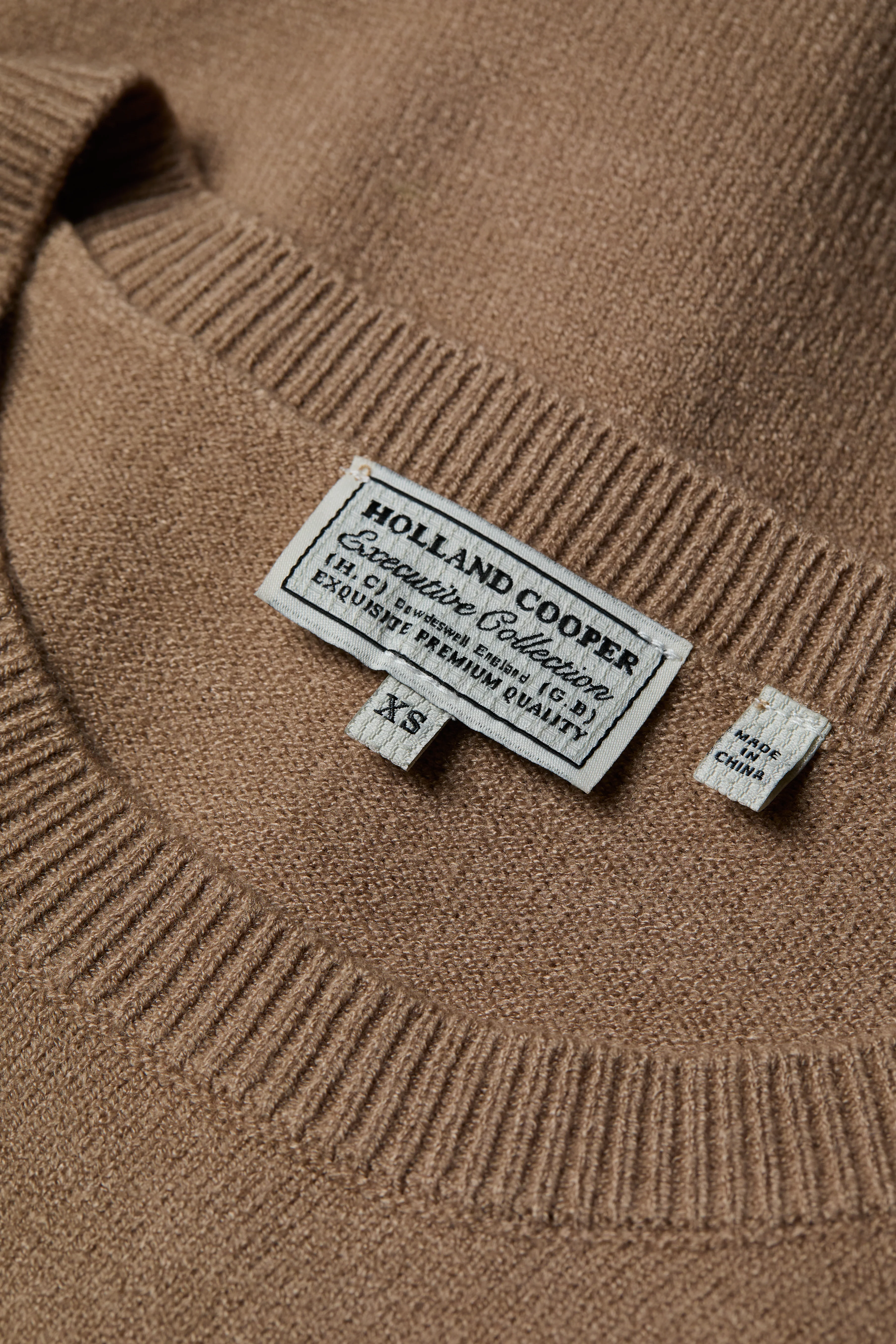 Sarah Crew Neck Knit (Dark Camel) - Image 6