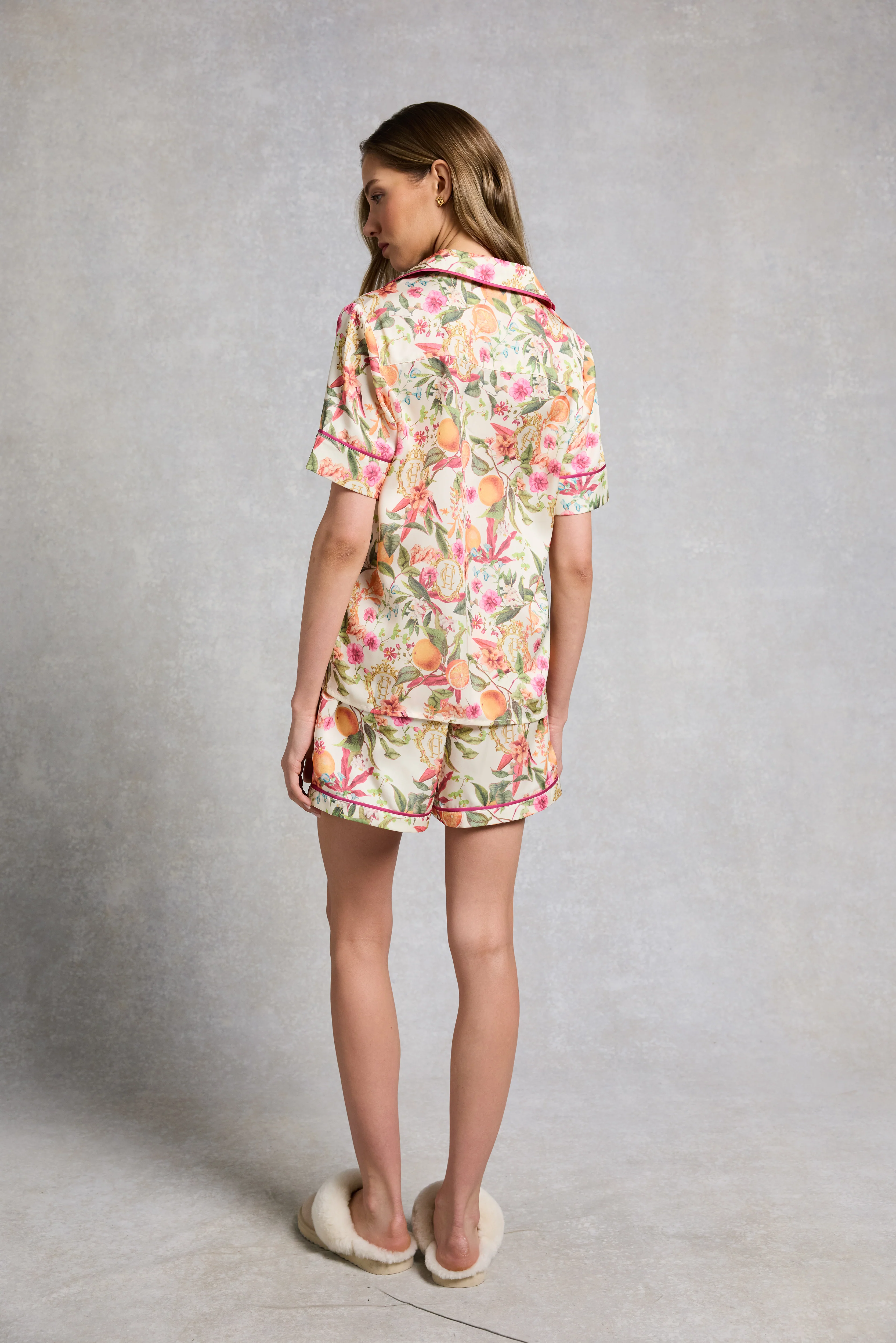 Satin Summer Pyjama Set (The Orangery) - Image 5
