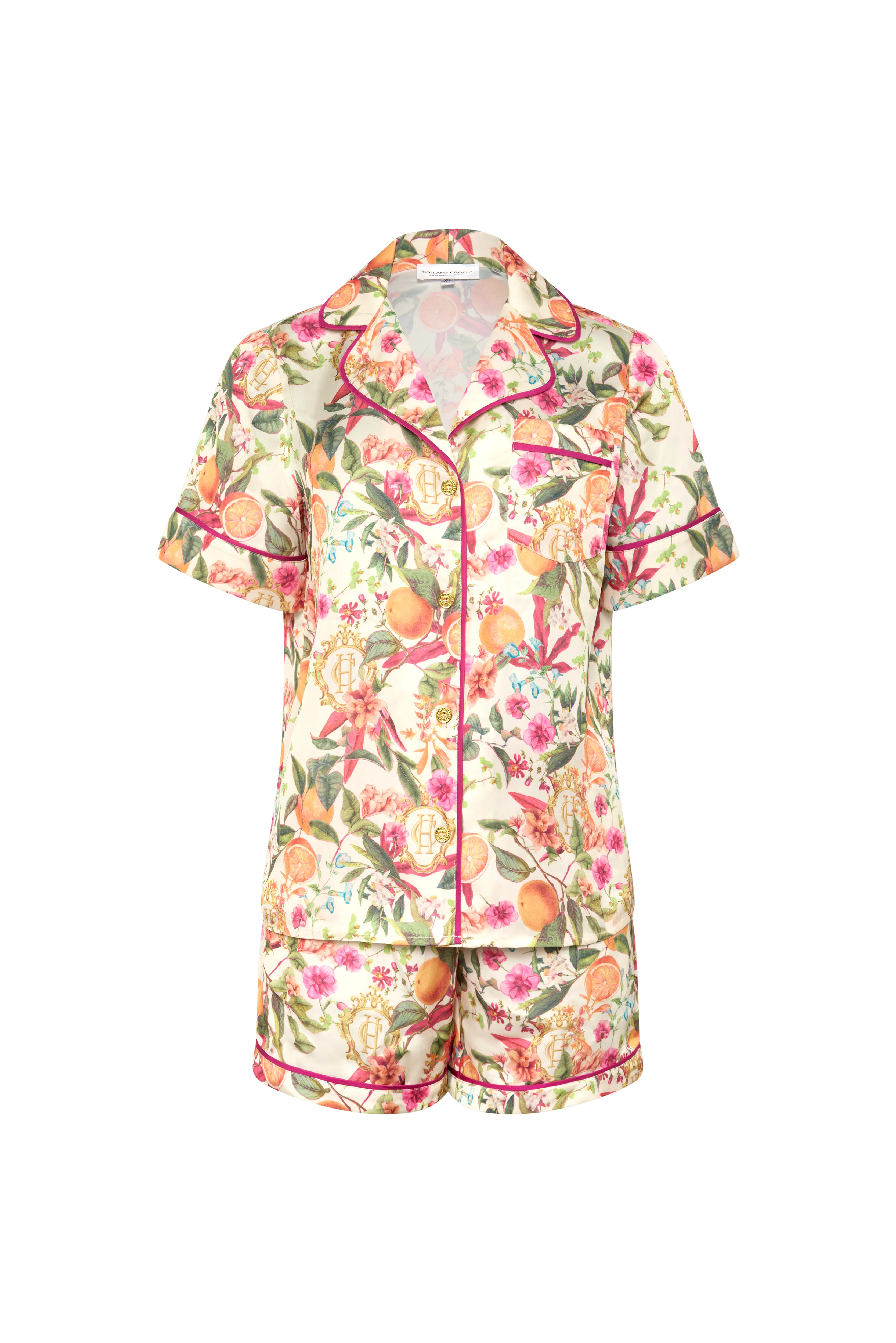 Satin Summer Pyjama Set (The Orangery) - Image 6