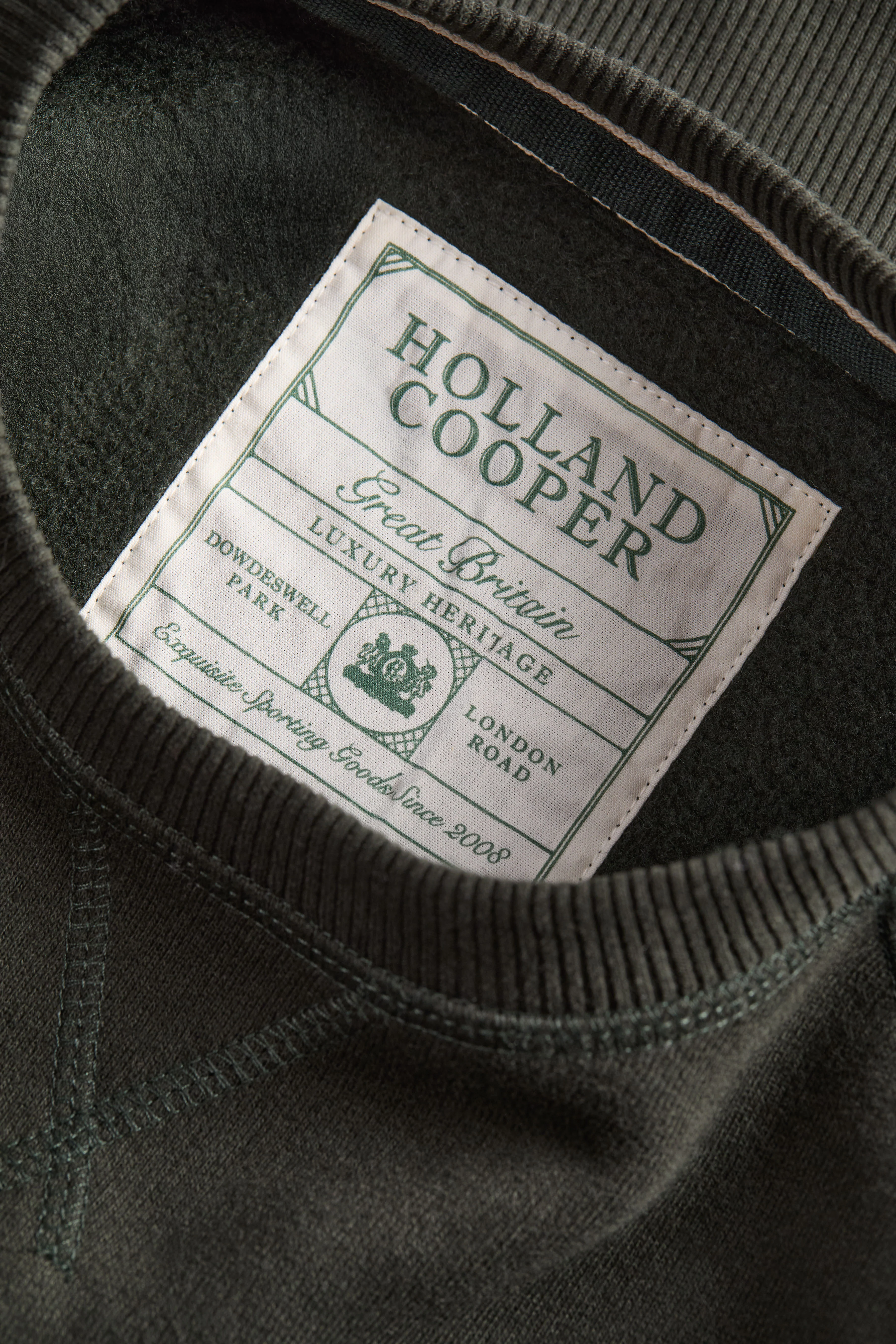 Script Crew Sweat (Racing Green) - Image 8