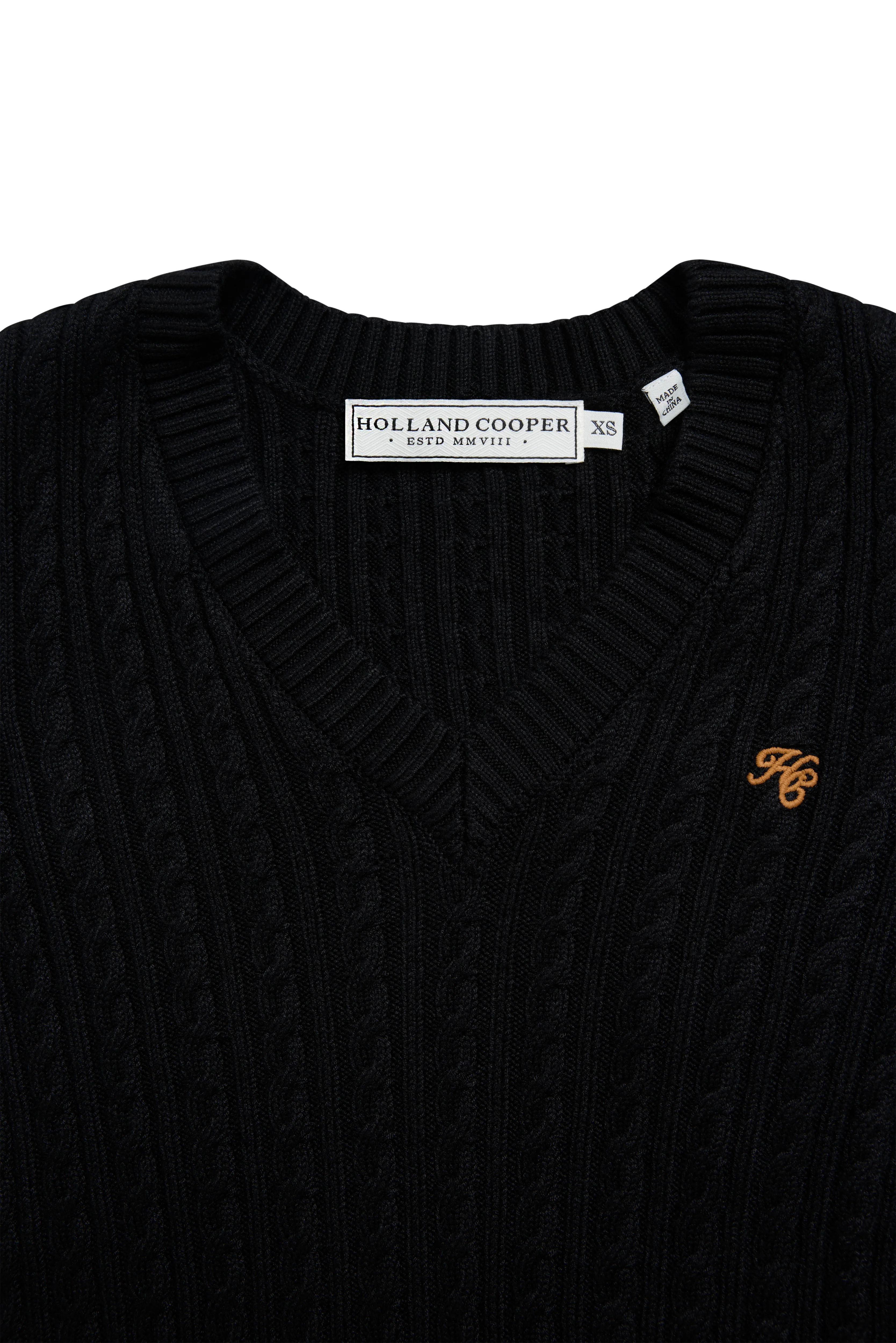 Seattle V-Neck Knit (Black) - Image 10