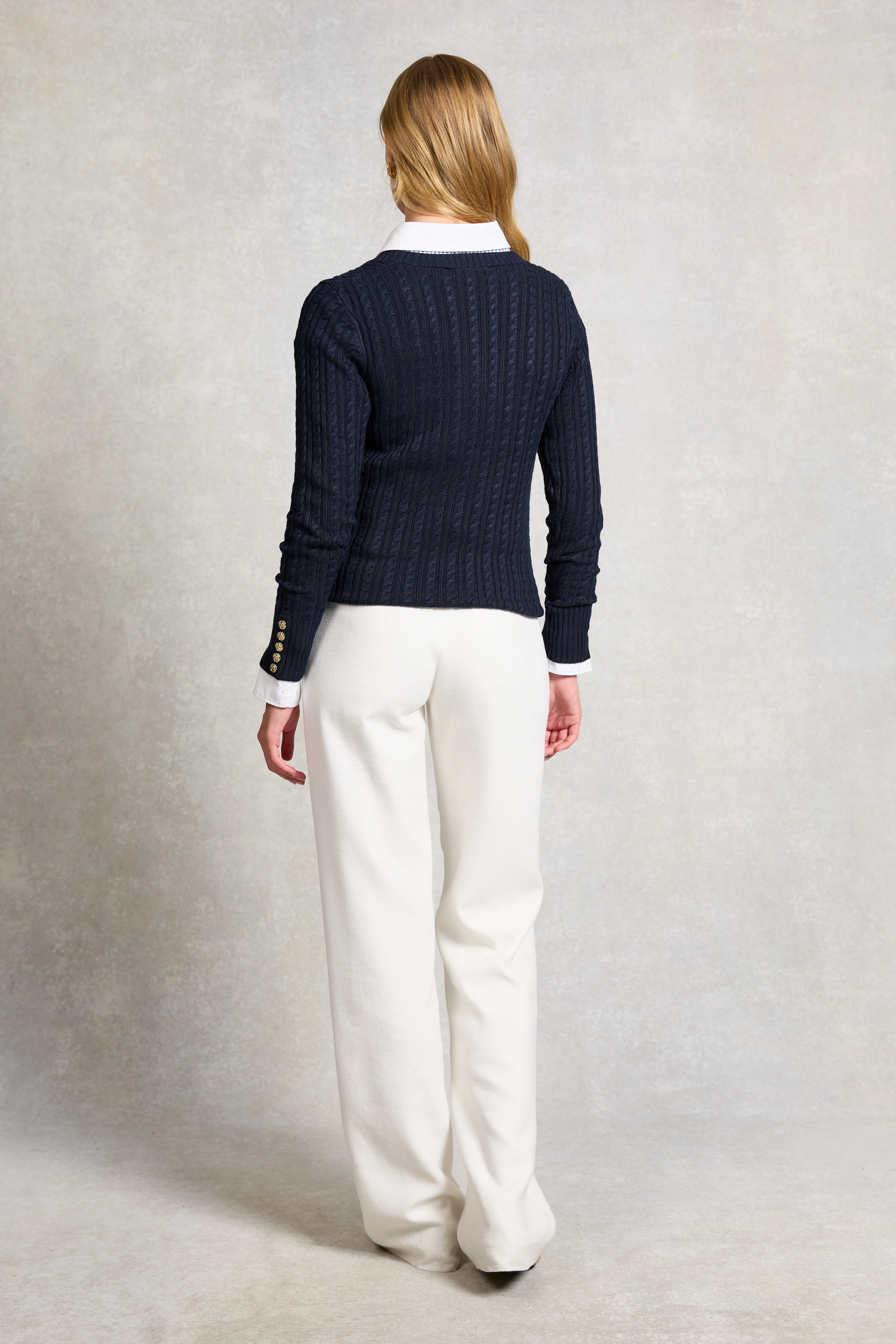 Seattle V-Neck Knit (Ink Navy) - Image 5
