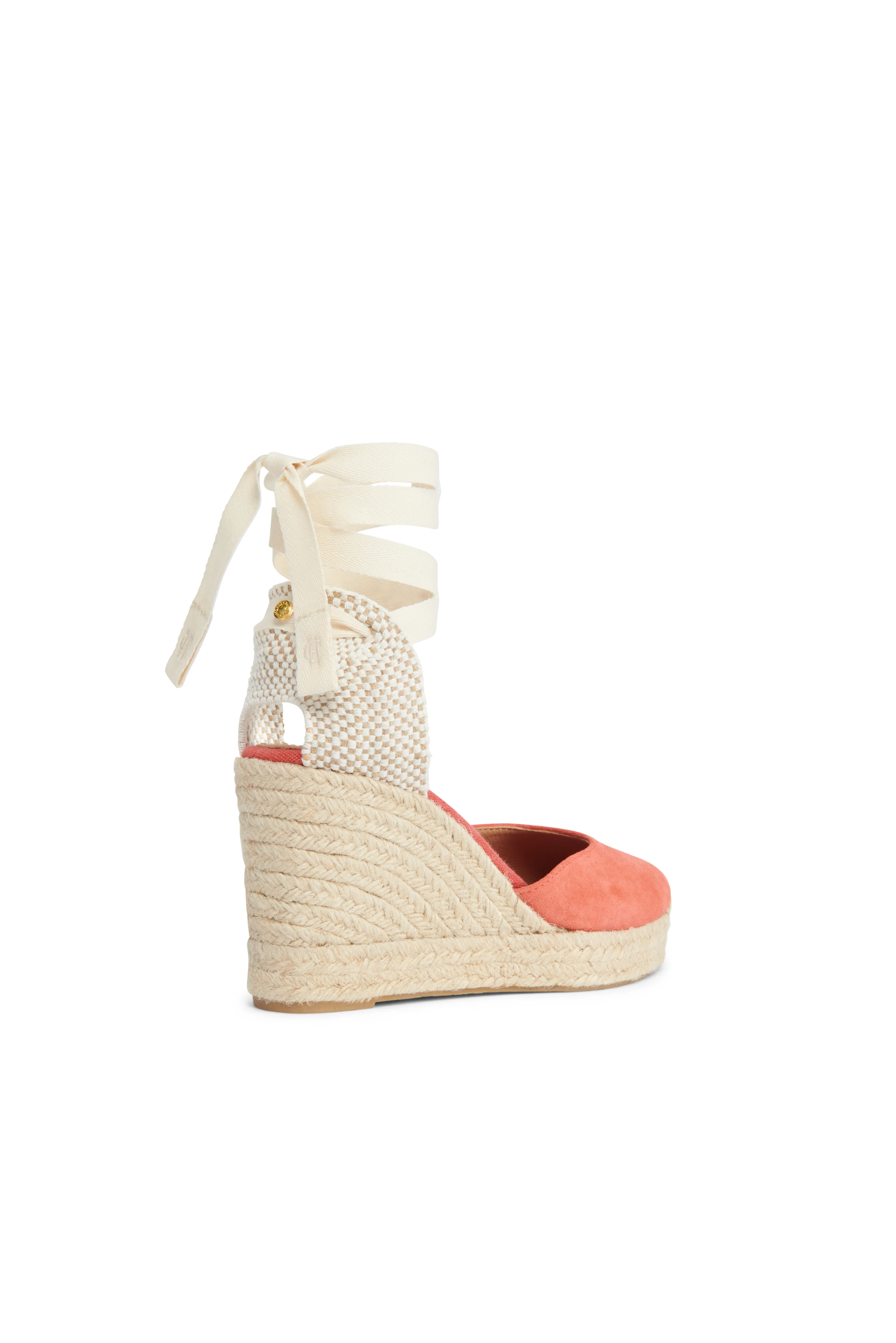 Seville Wedge Espadrille (Coral) - Image 7