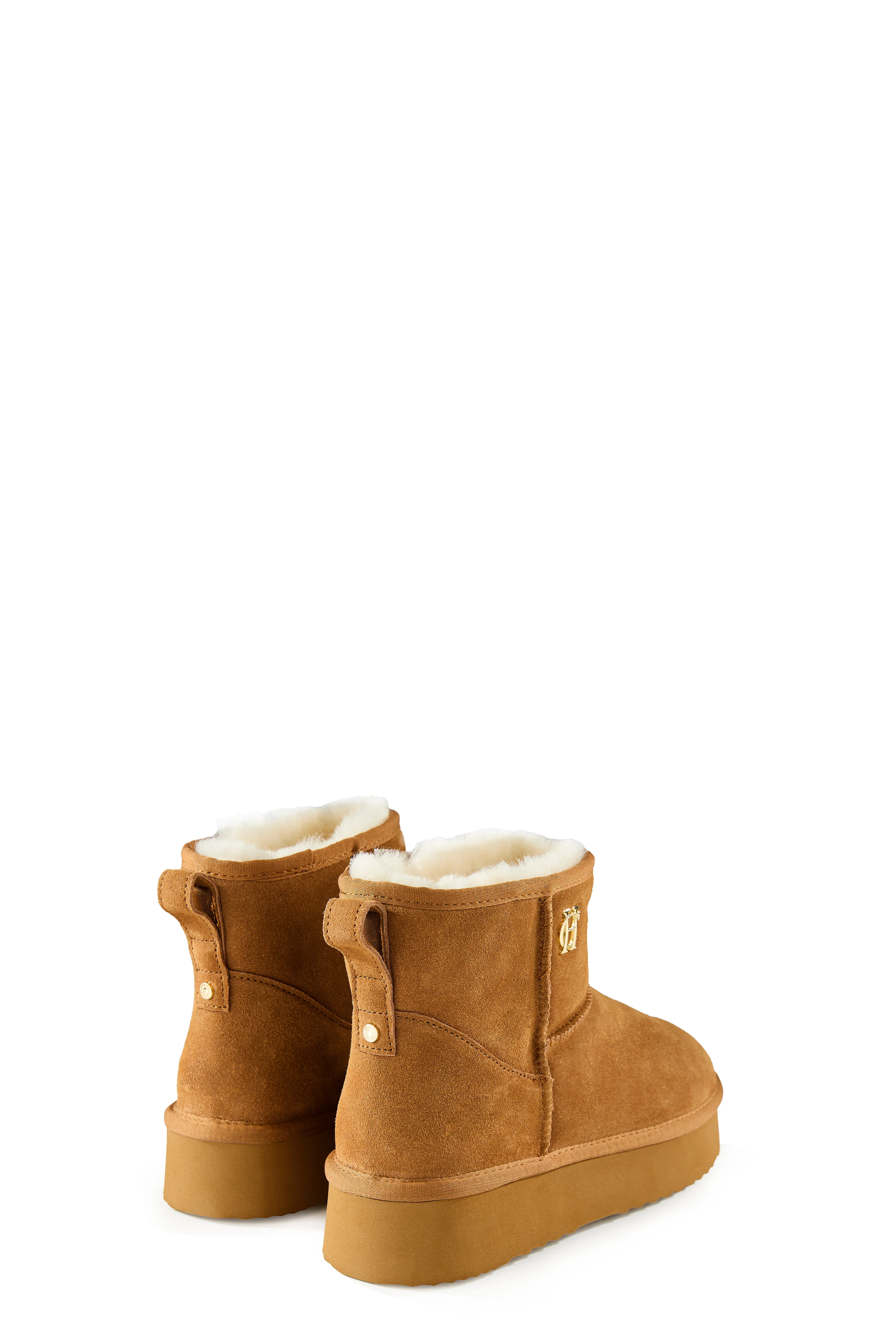 Shearling Platform Boot (Tan) - Image 6