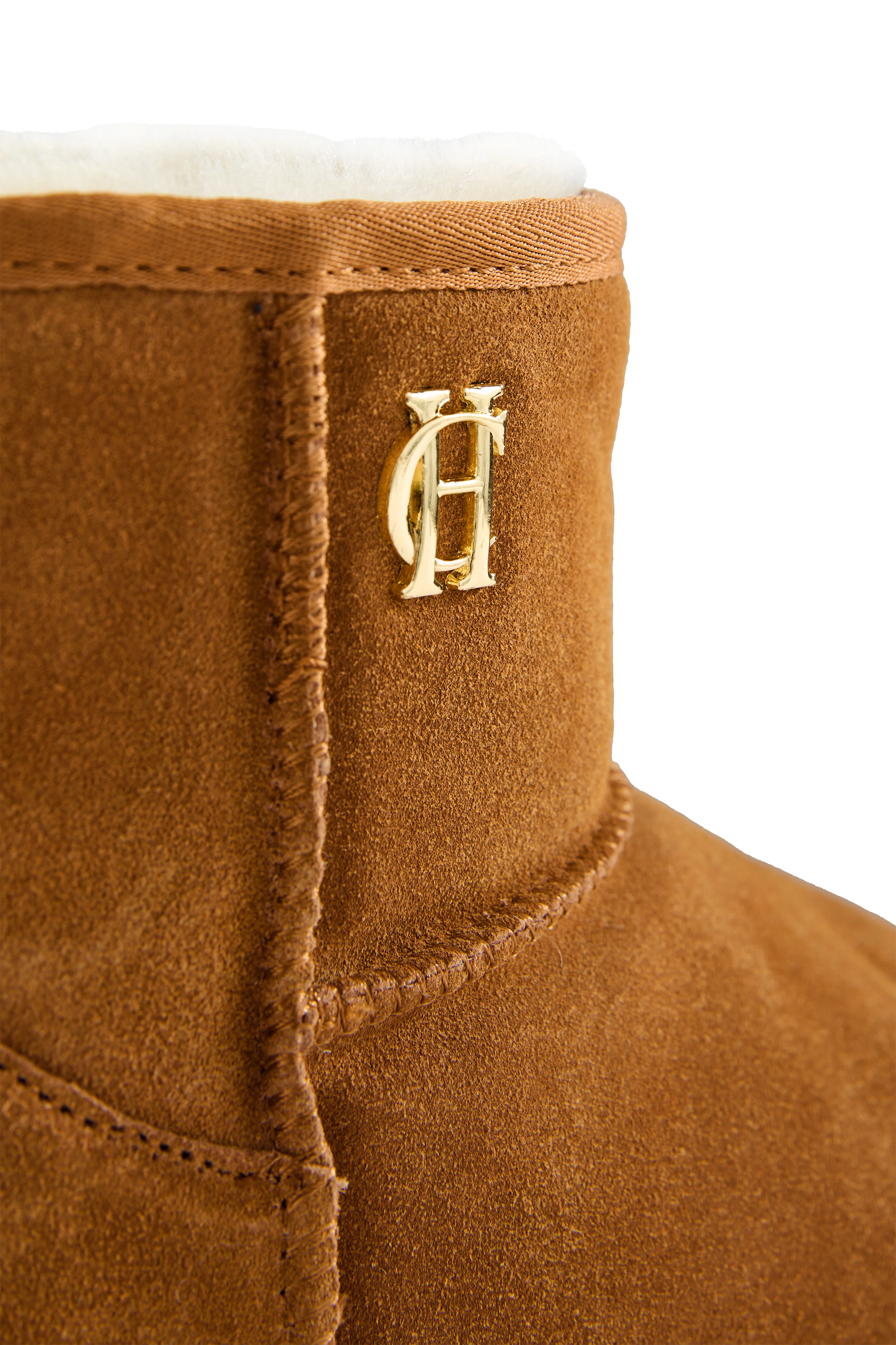 Shearling Platform Boot (Tan) - Image 8