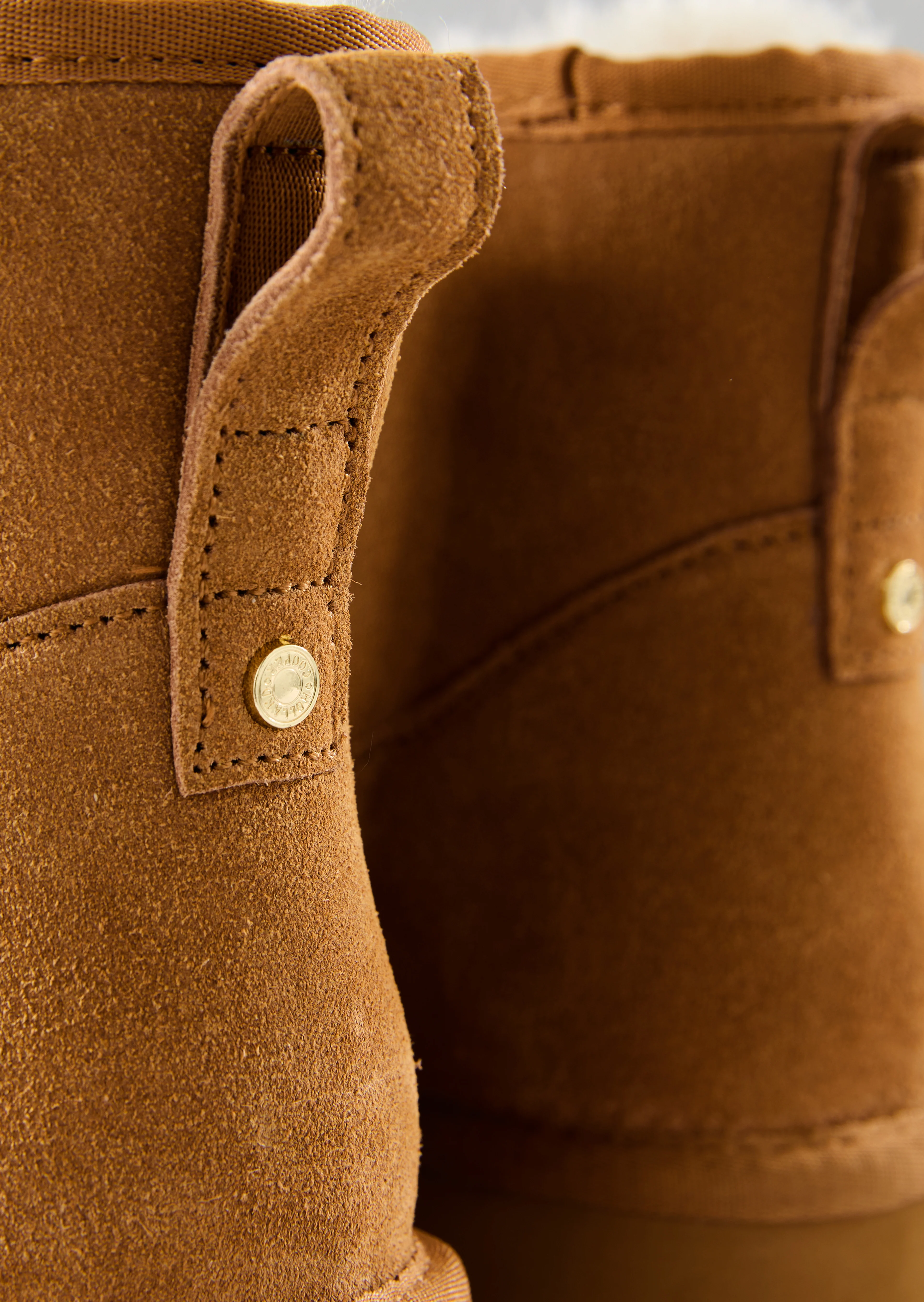 Shearling Platform Boot (Tan) - Image 9