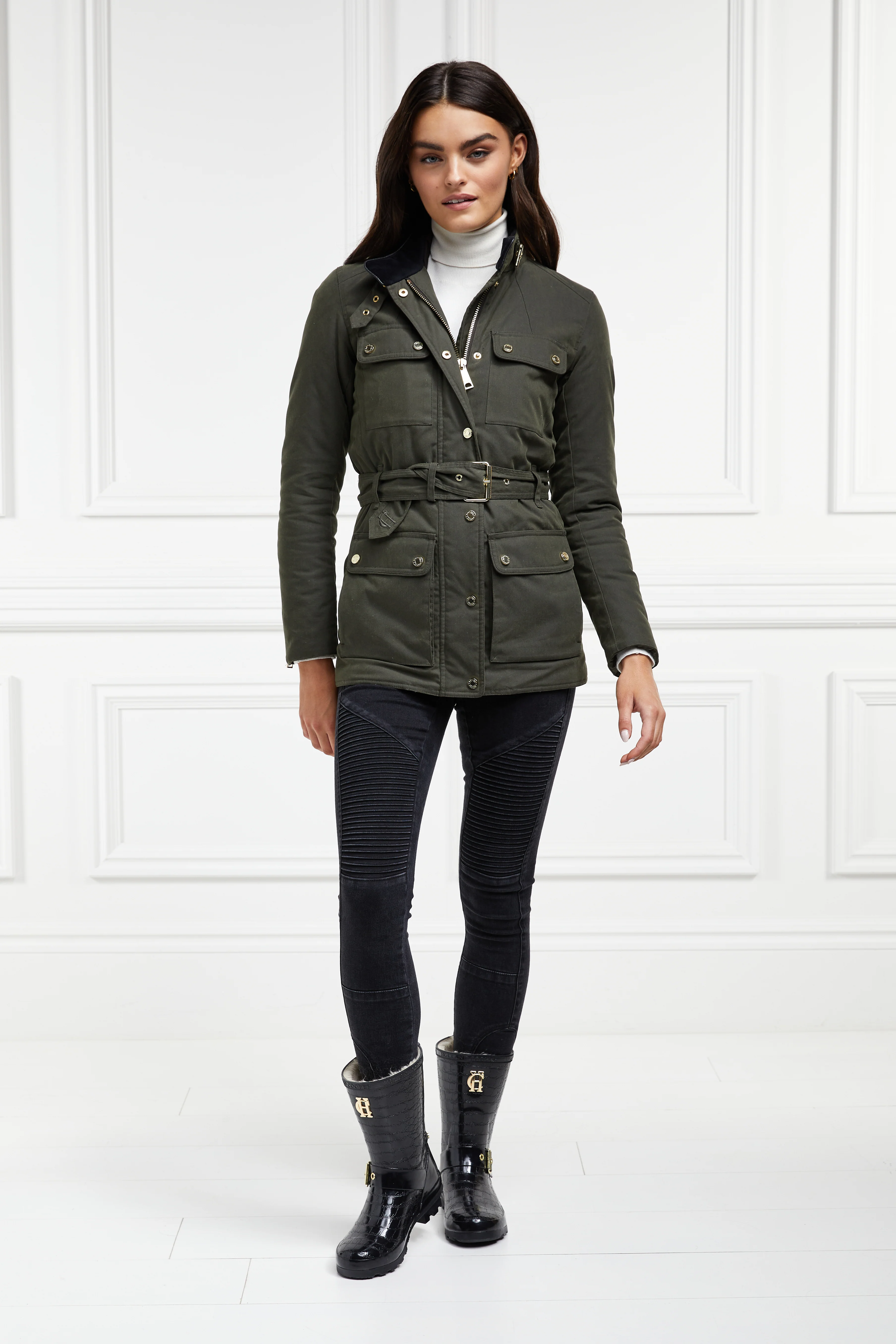 Sherpa Lined Chelsea Wellington (Black Croc) - Image 9