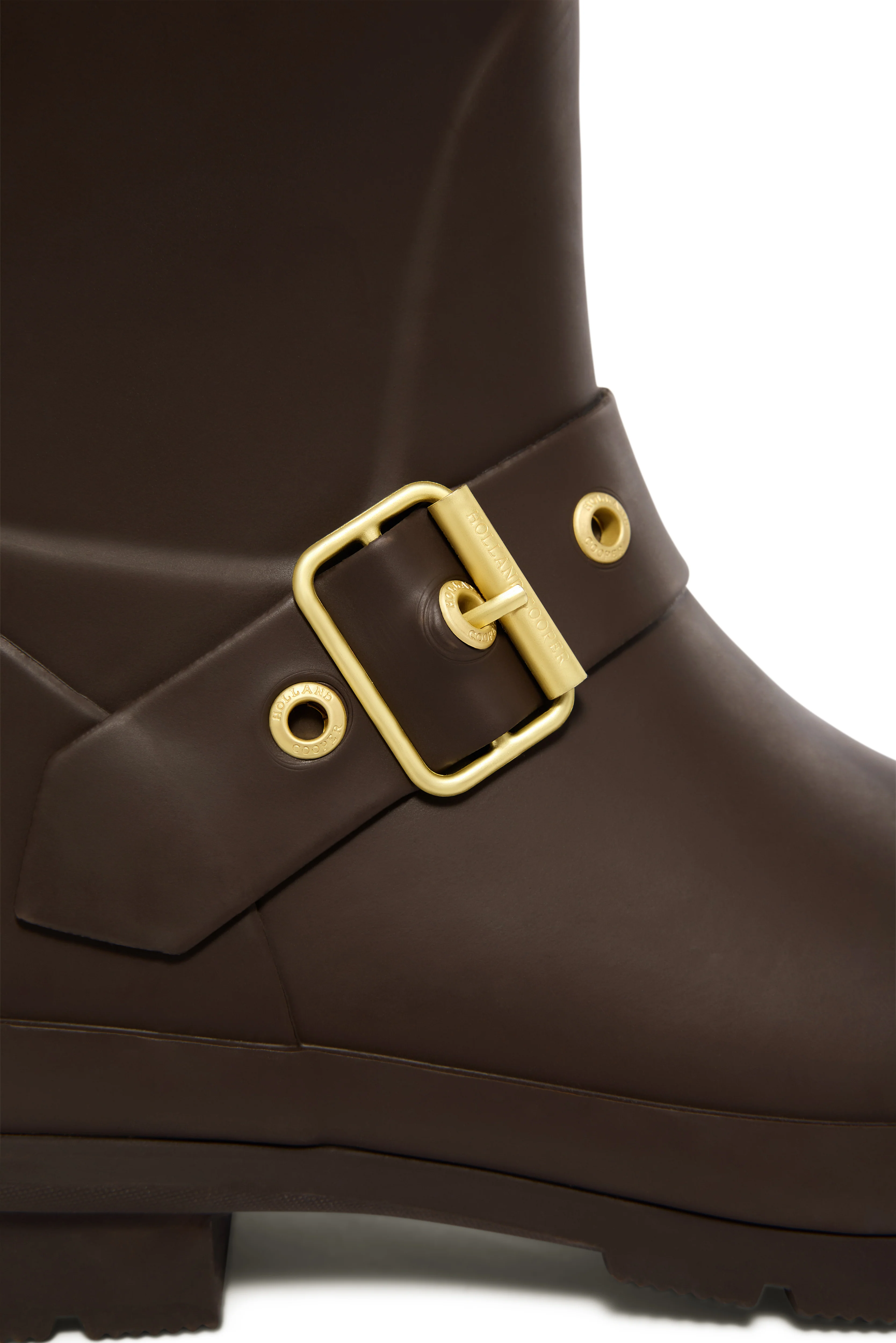 Sherpa Lined Chelsea Wellington (Chocolate Matte Gold) - Image 6