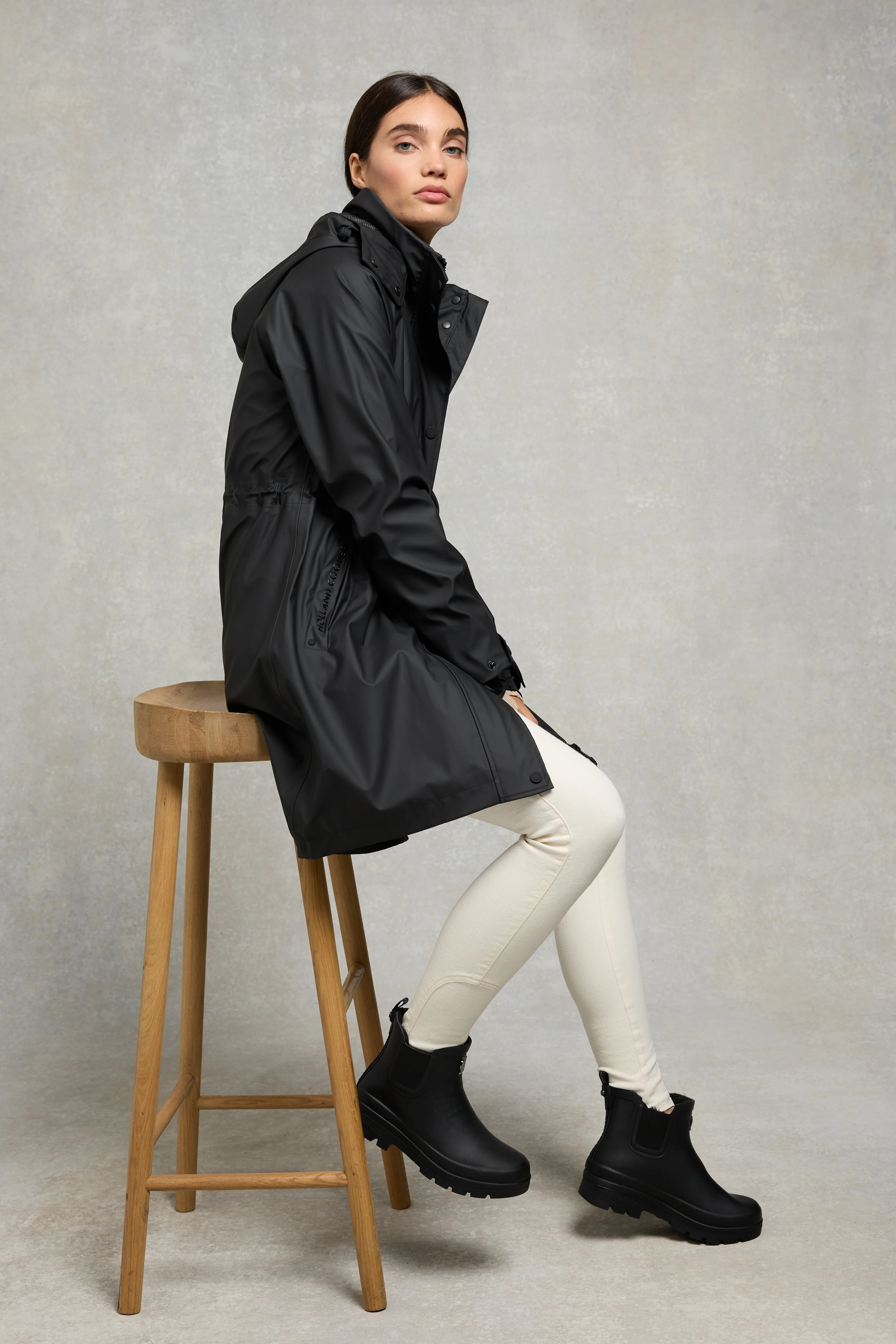 Sherpa Lined Chunky Chelsea Wellington (Black) - Image 3