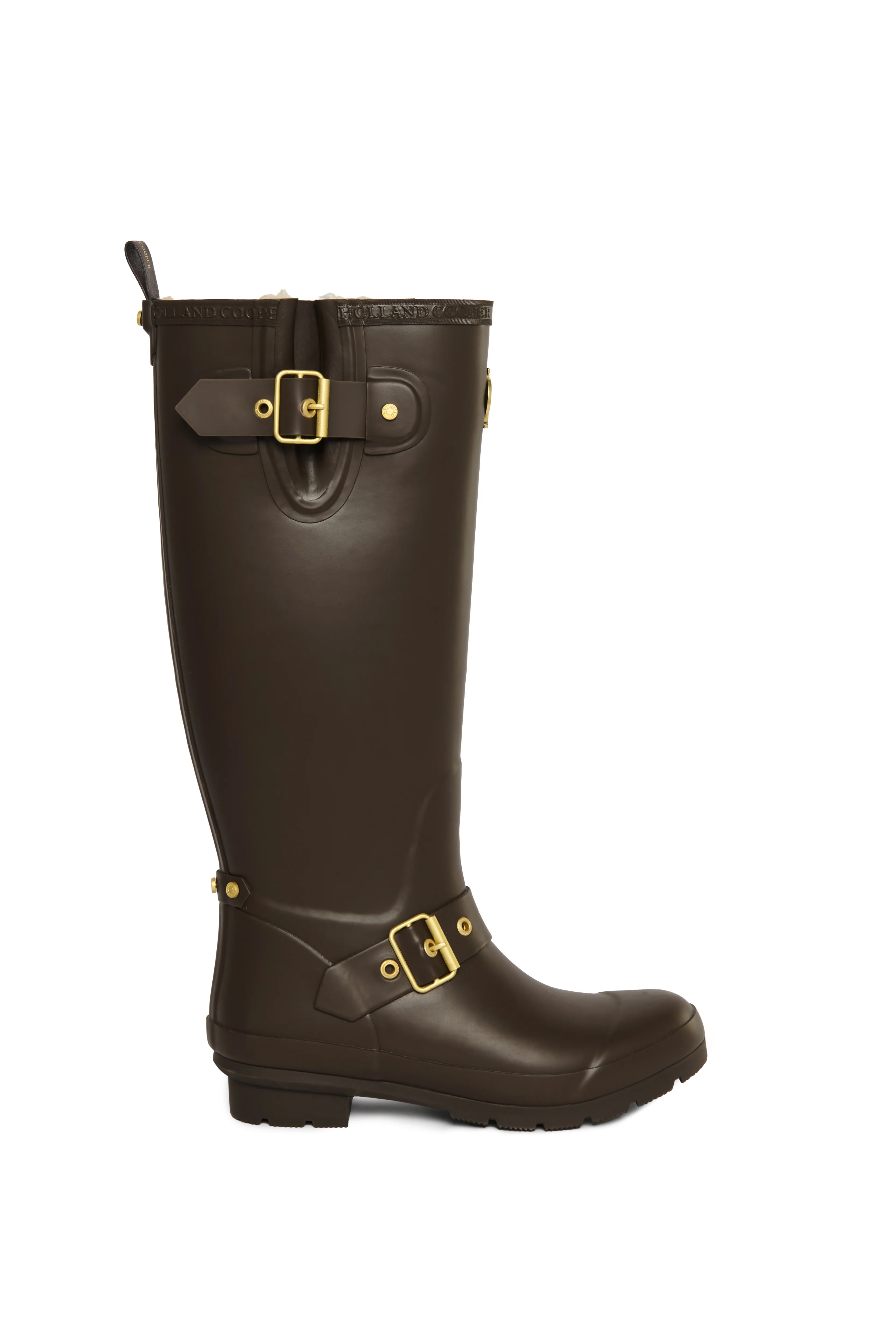 Sherpa Lined Regency Wellington (Chocolate Matte Gold)