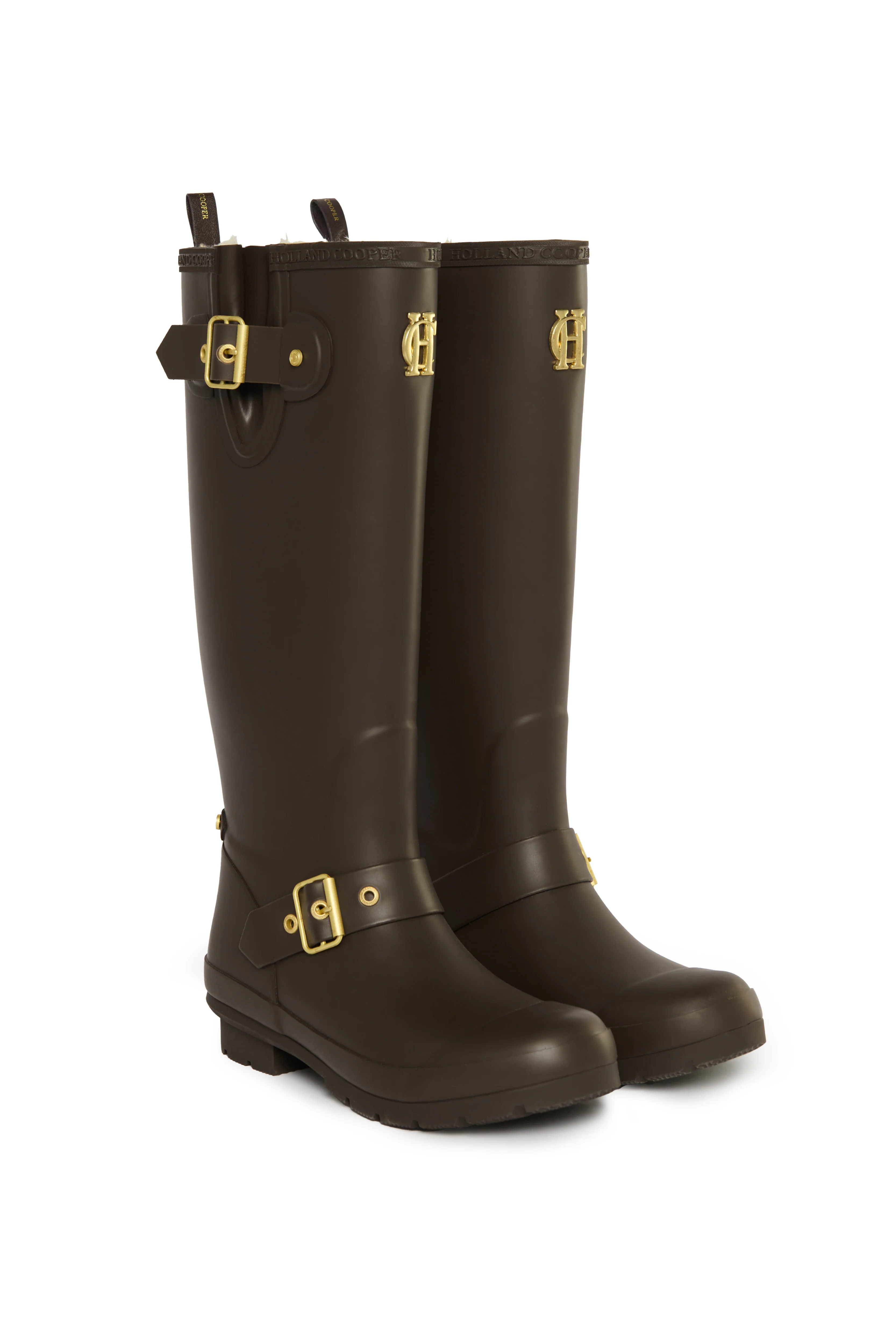 Sherpa Lined Regency Wellington (Chocolate Matte Gold) - Image 3