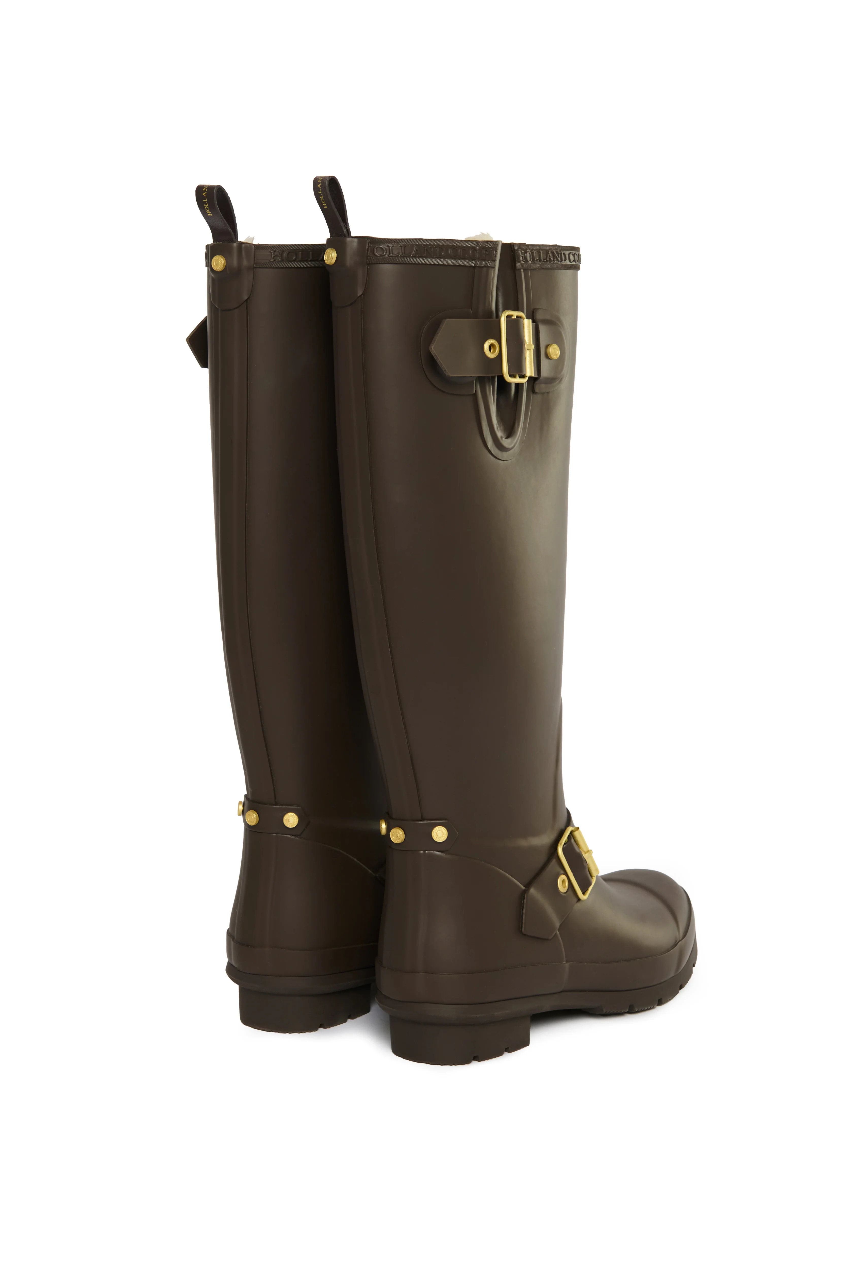 Sherpa Lined Regency Wellington (Chocolate Matte Gold) - Image 4