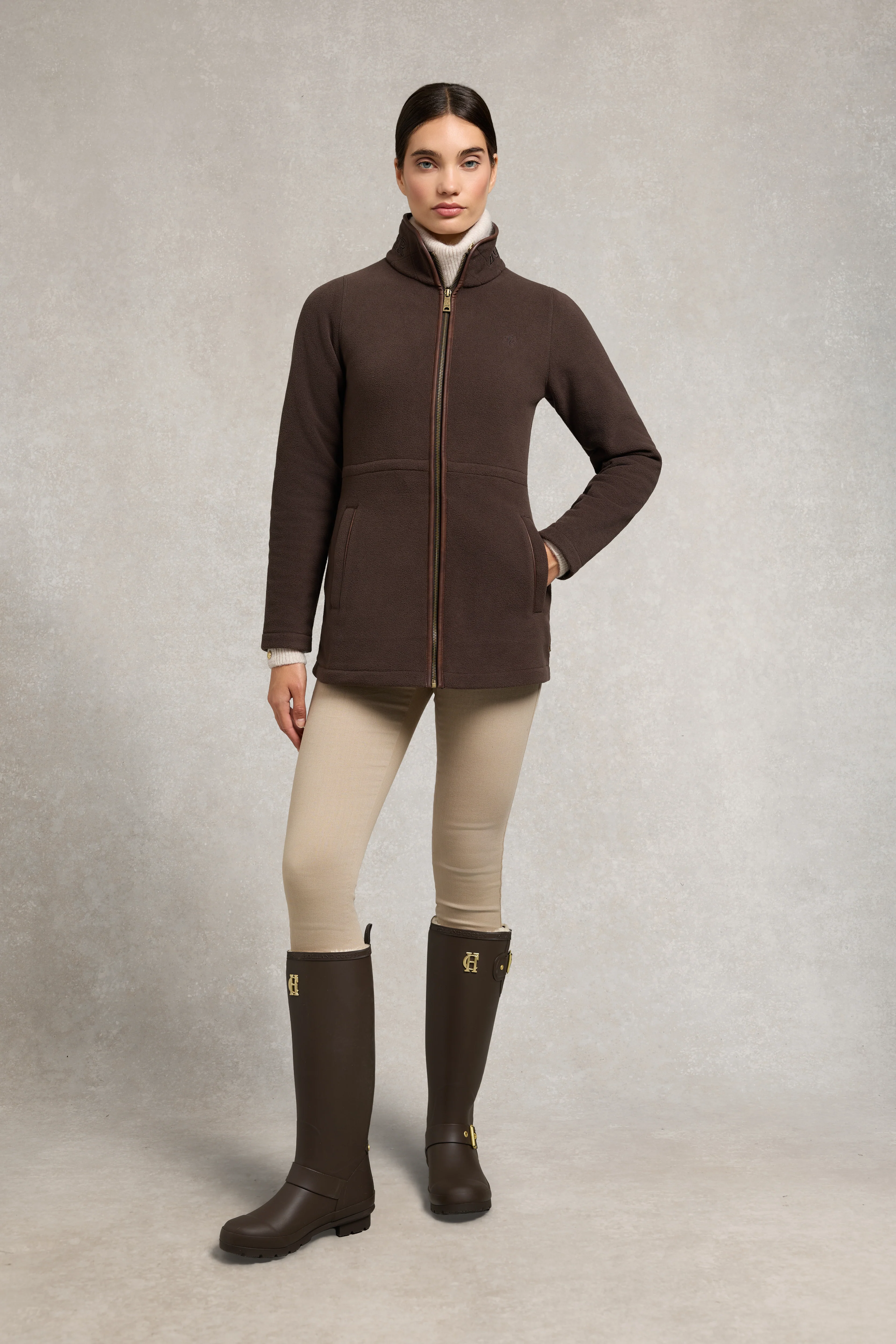 Sherpa Lined Regency Wellington (Chocolate Matte Gold) - Image 5