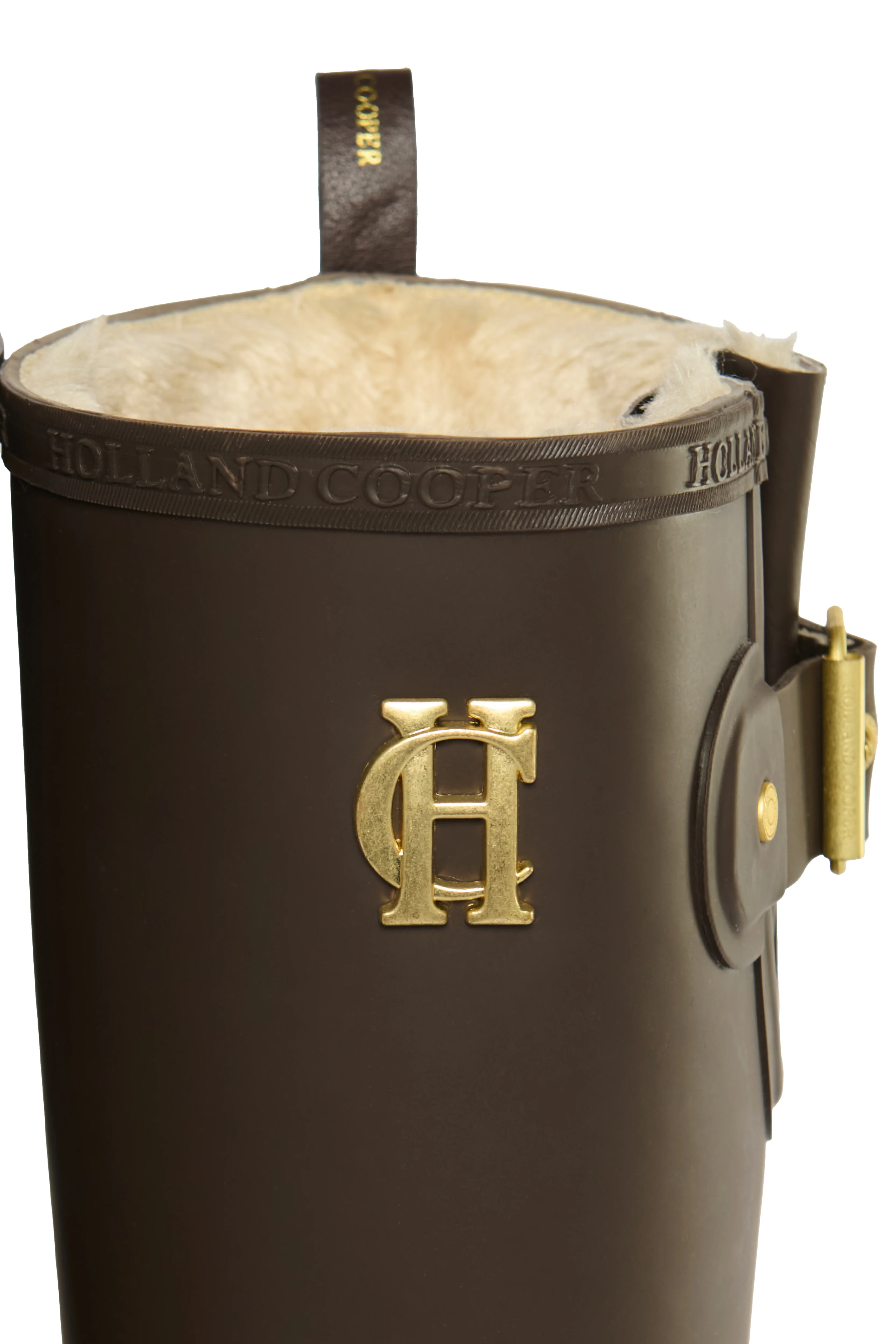 Sherpa Lined Regency Wellington (Chocolate Matte Gold) - Image 8