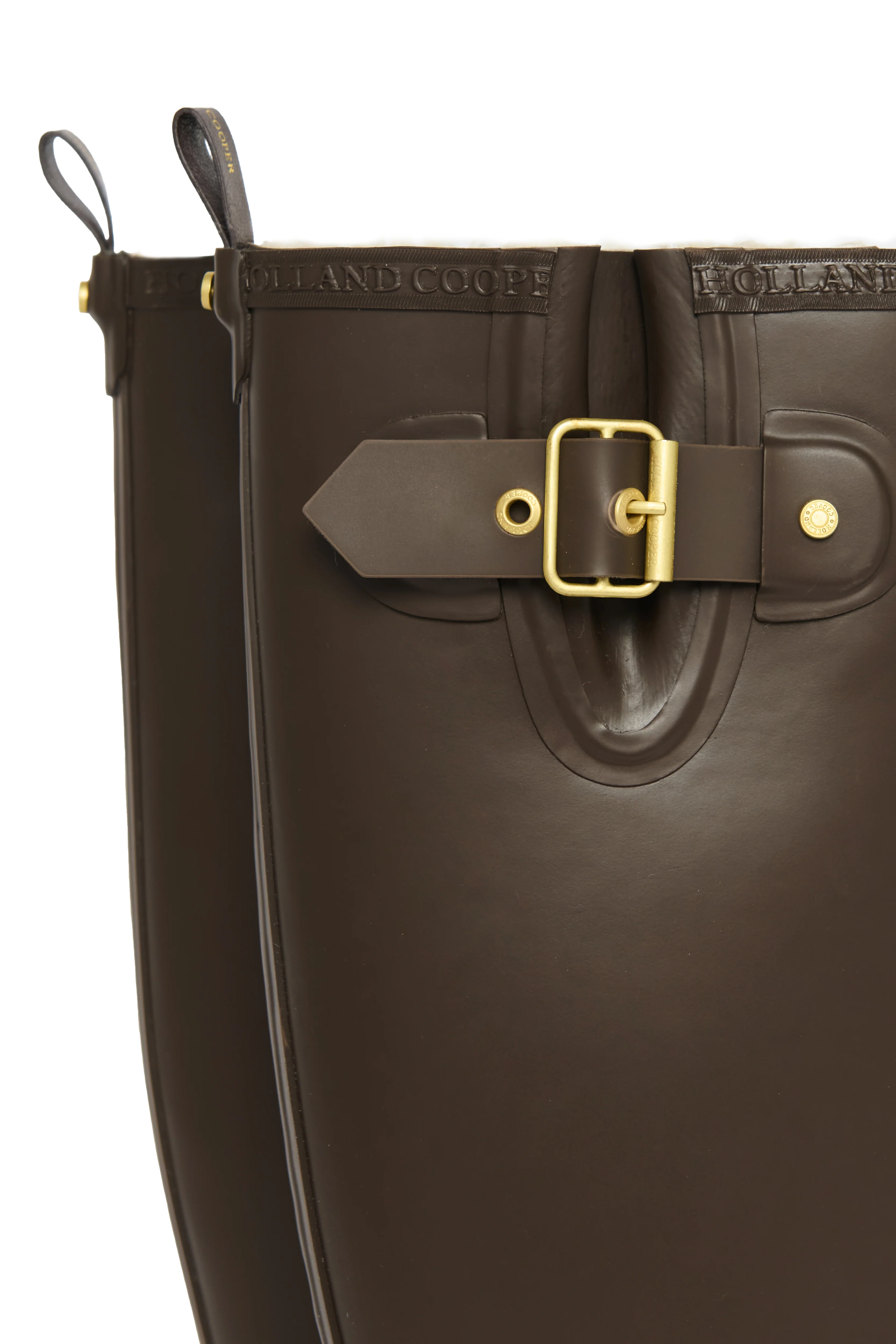 Sherpa Lined Regency Wellington (Chocolate Matte Gold) - Image 9