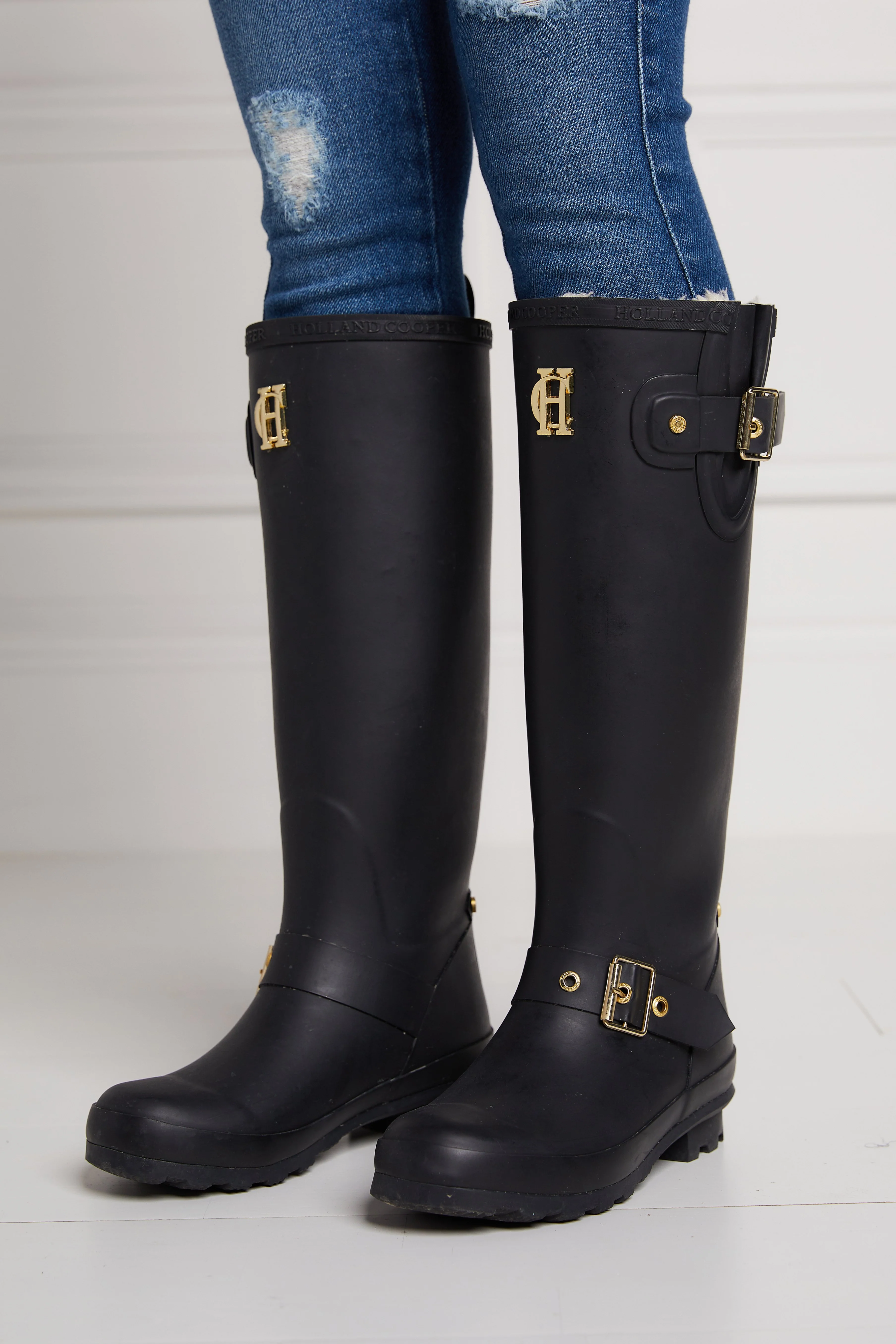 Sherpa Lined Regency Wellington (Matte Black) - Image 4