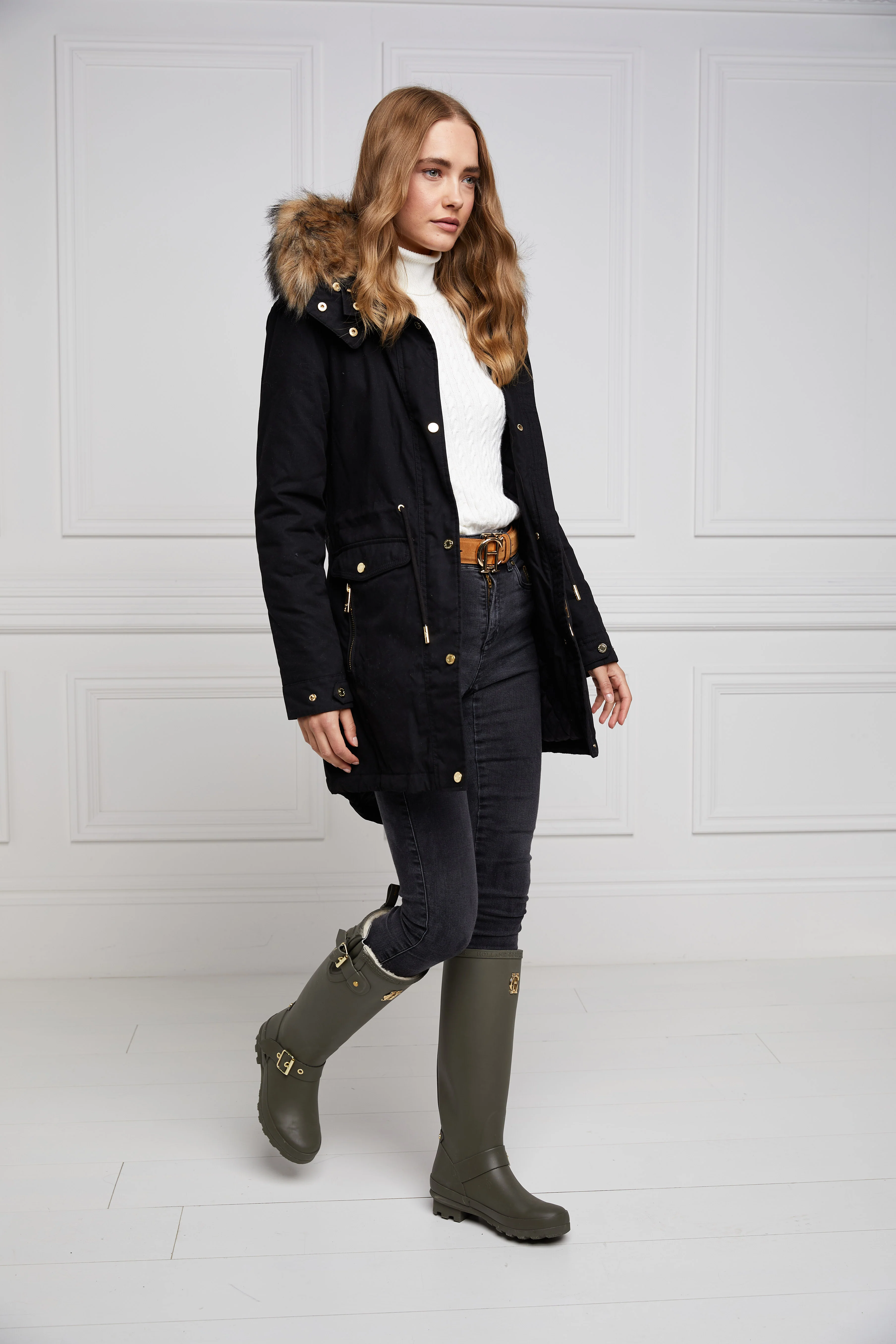 Sherpa Lined Regency Wellington (Matte Green) - Image 10