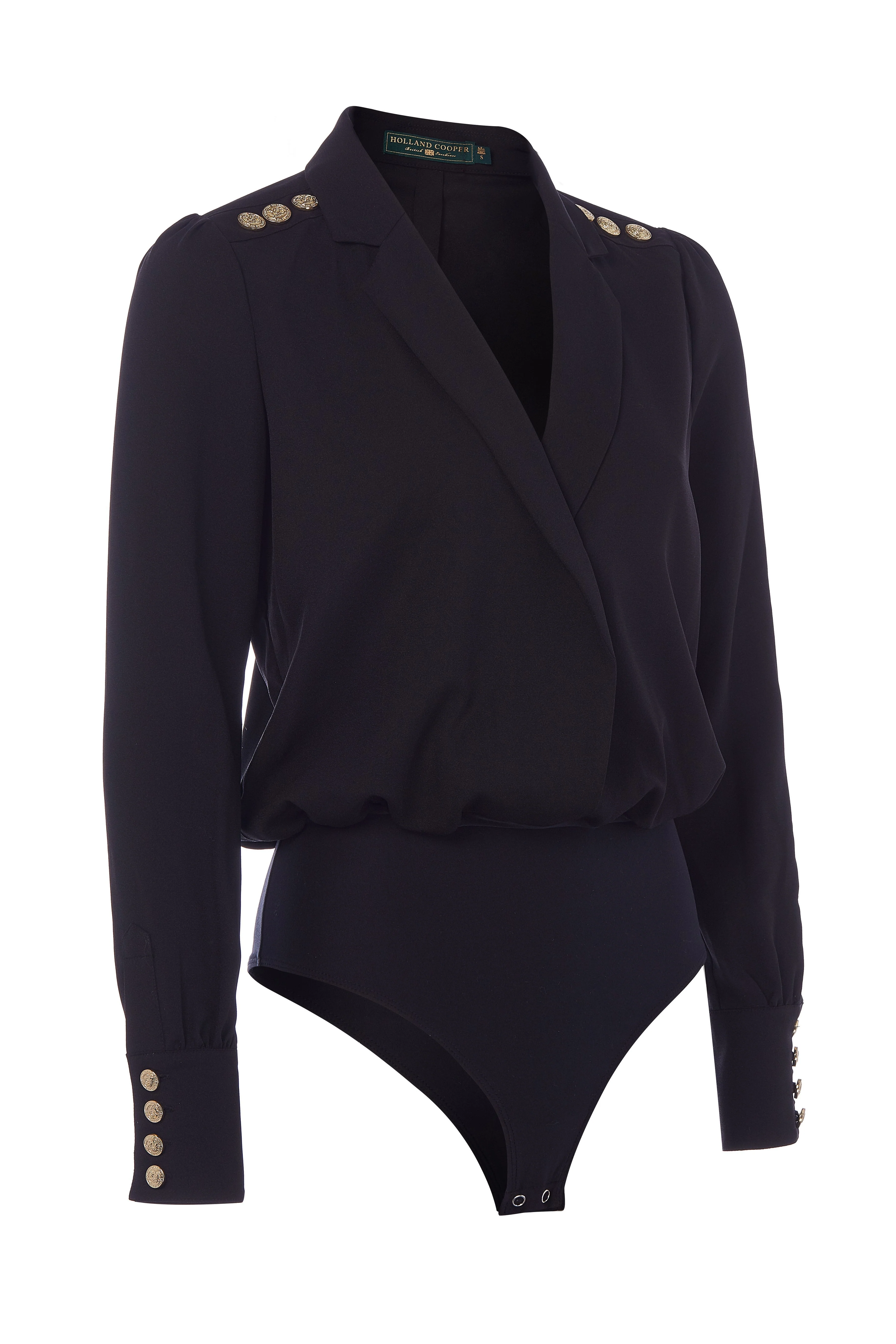 Shirt Bodysuit (Black) - Image 6
