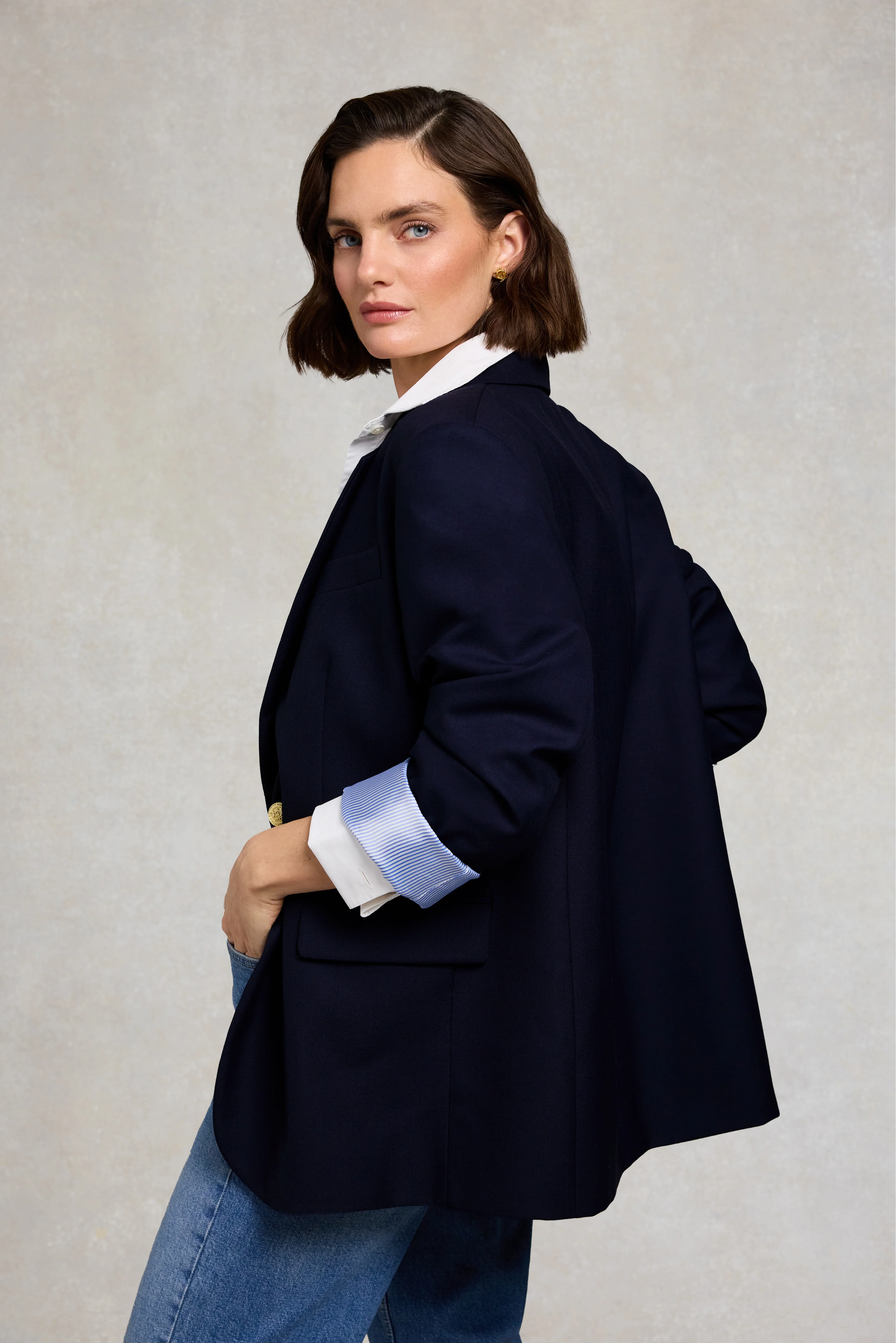 Shoreditch Blazer (Ink Navy Twill) - Image 2