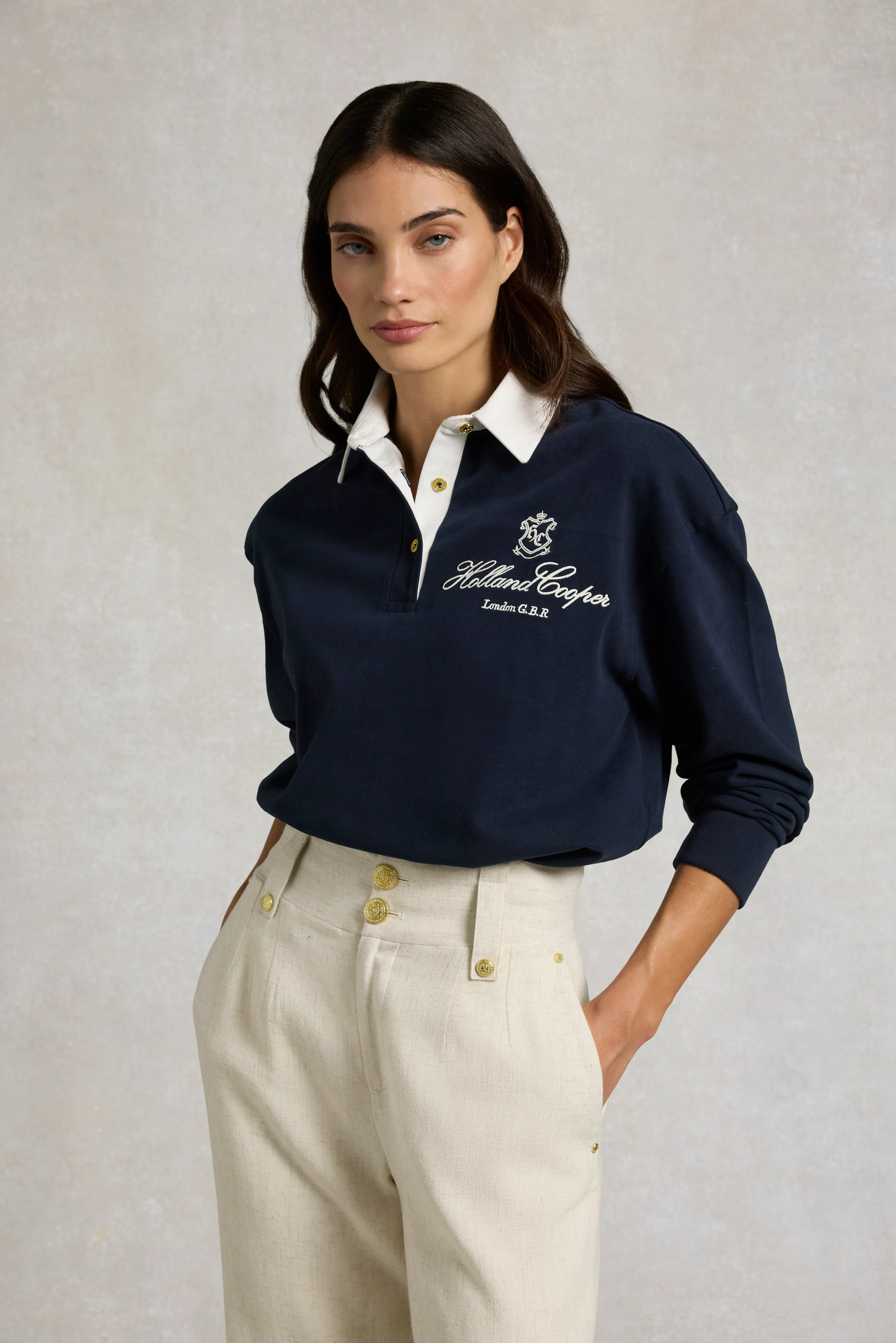 Short Rugby Shirt (Ink Navy) - Image 6