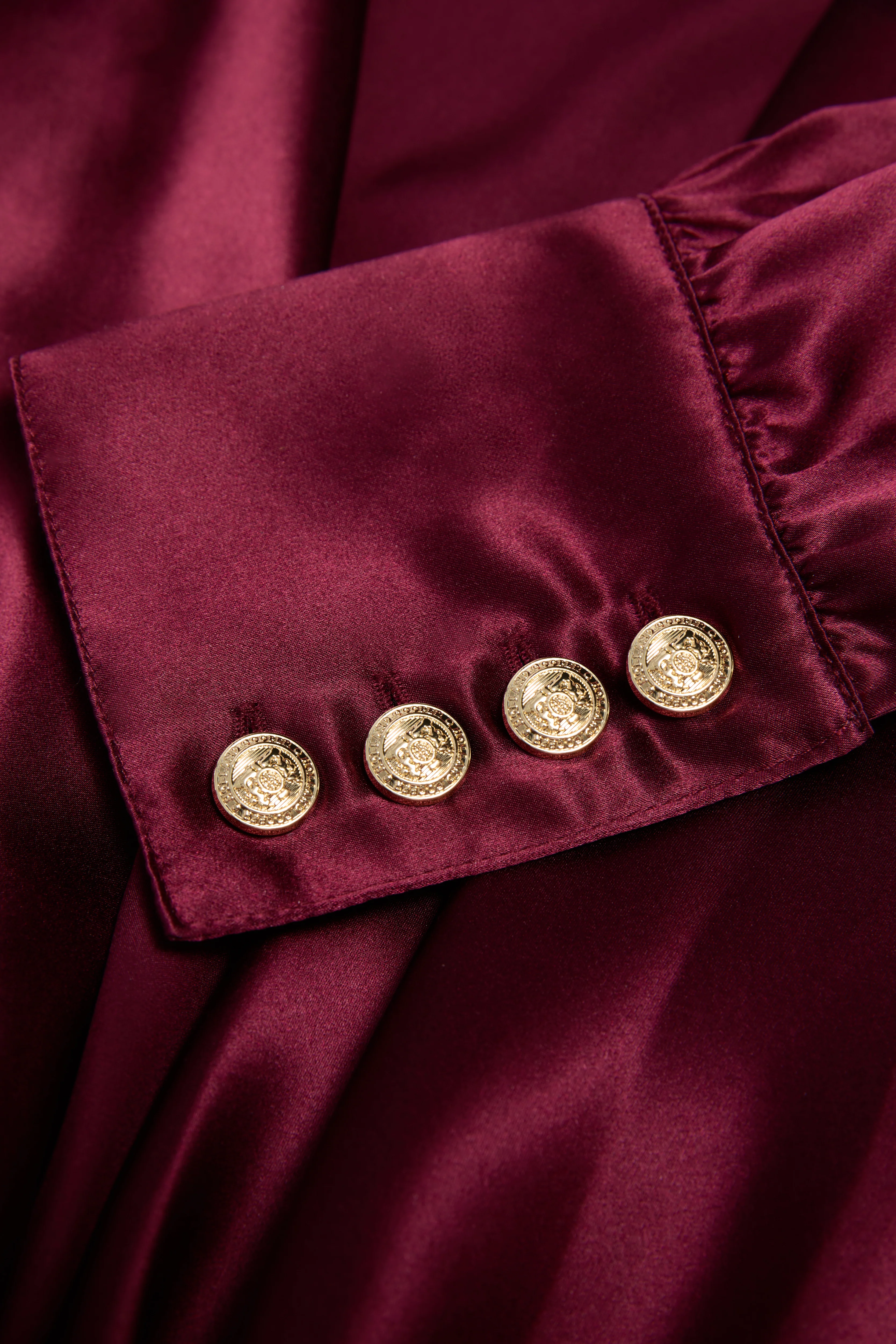Silk Bodysuit (Burgundy) - Image 8