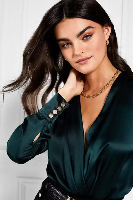 Silk Bodysuit (Emerald) - Image 5