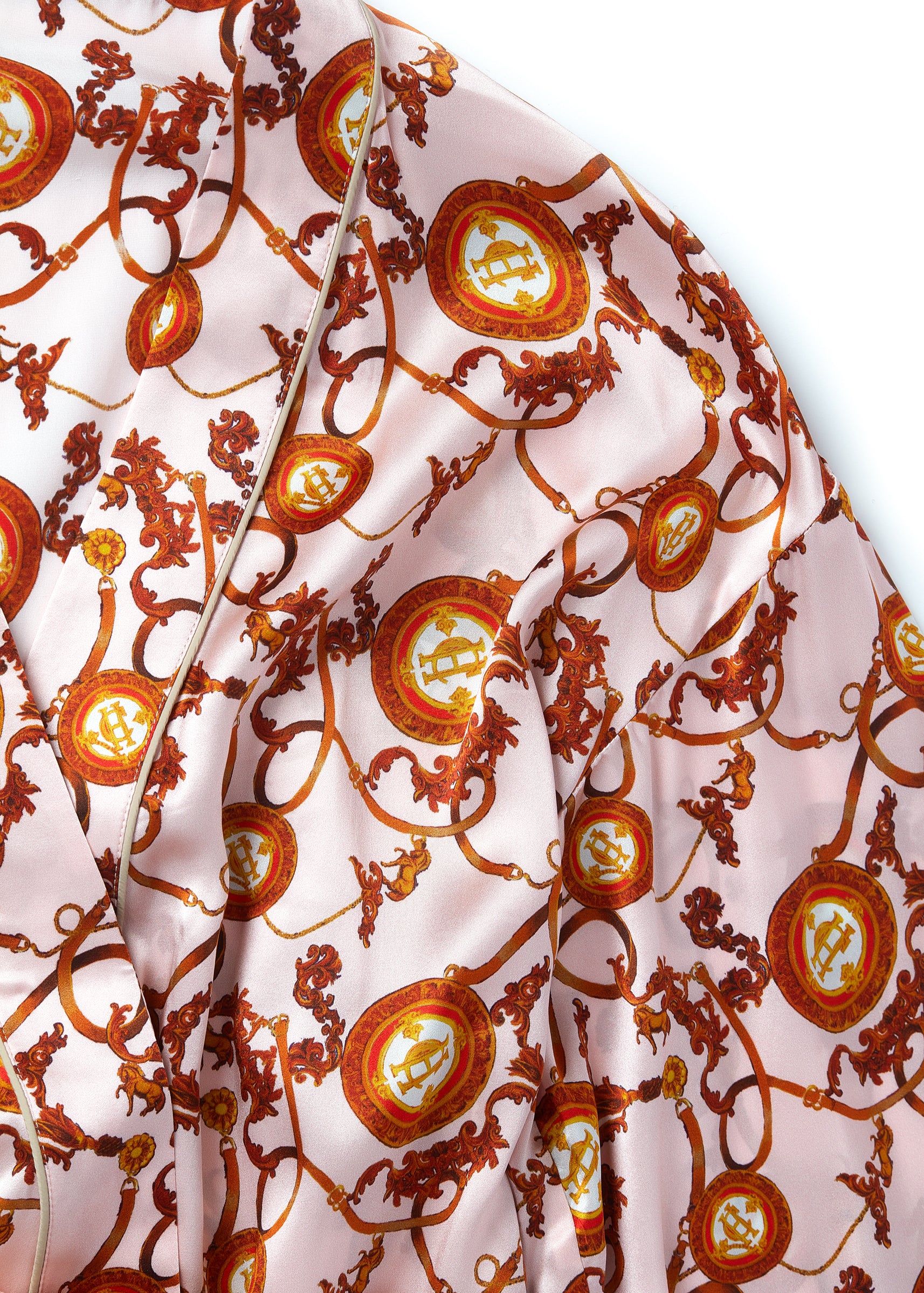 Silk Dressing Gown (Blush) - Image 7