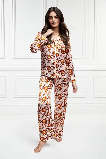 Silk Pyjama Shirt (Blush) - Image 5