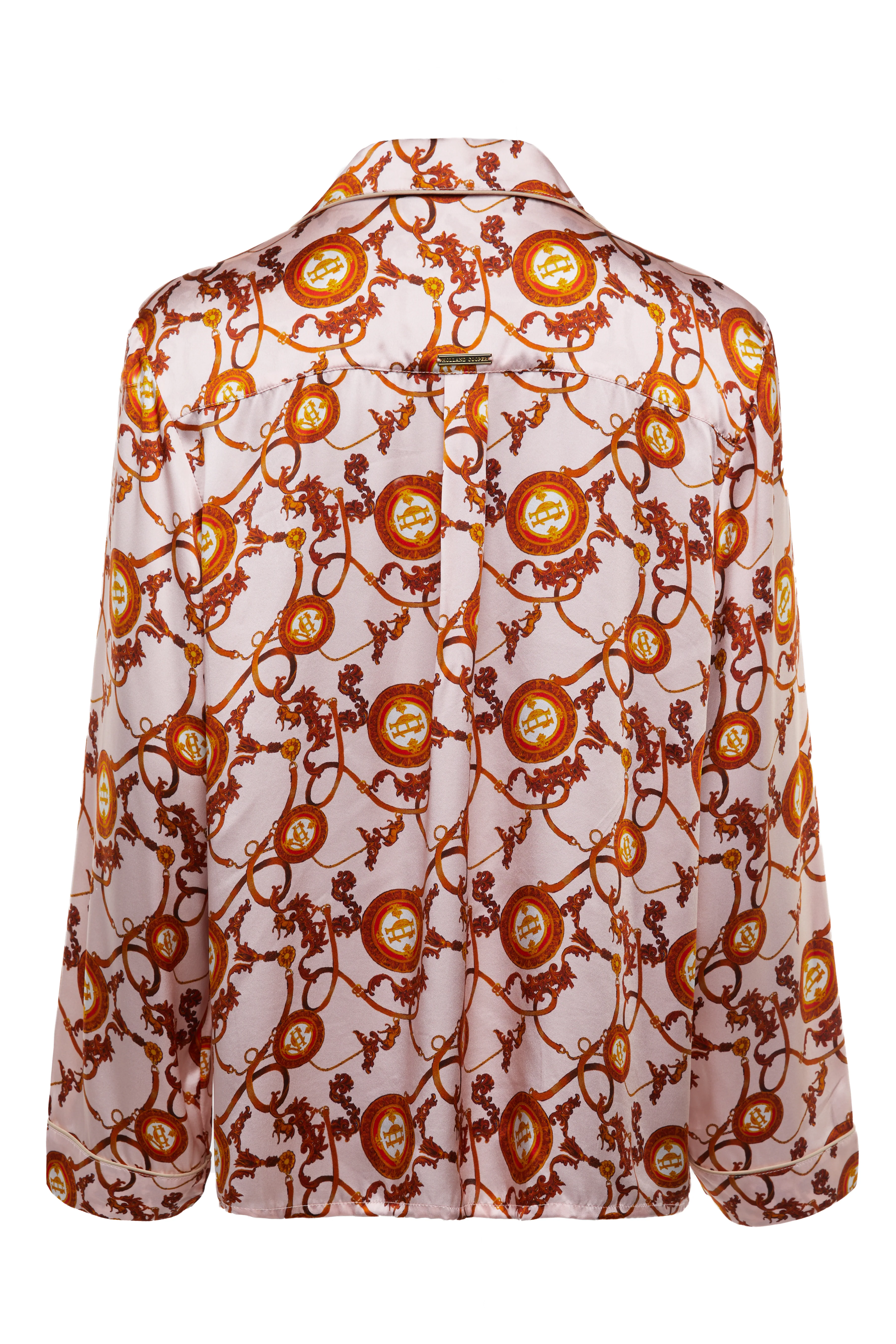 Silk Pyjama Shirt (Blush) - Image 8
