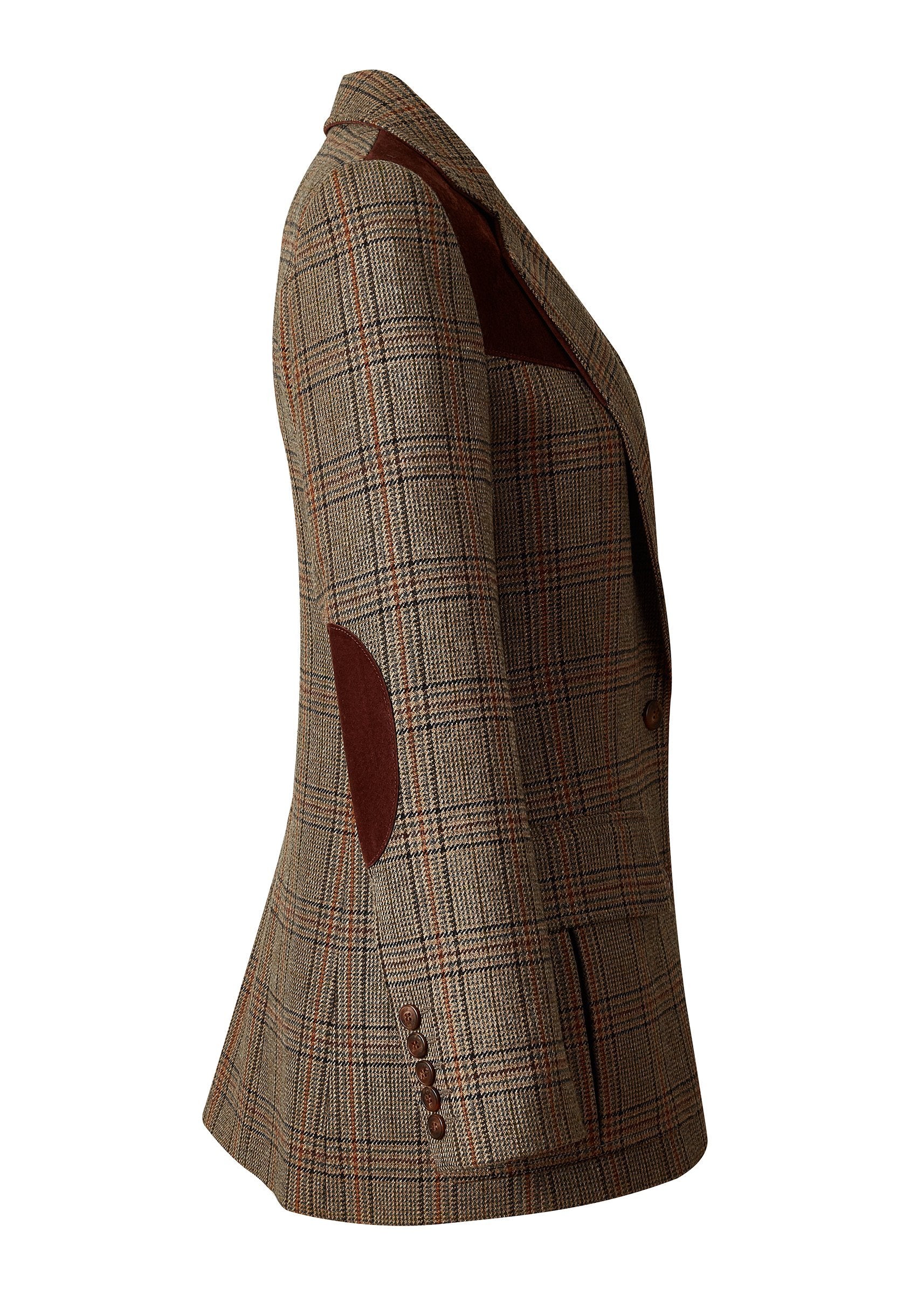 Single Breasted Field Blazer (Bourbon Tweed) - Image 6