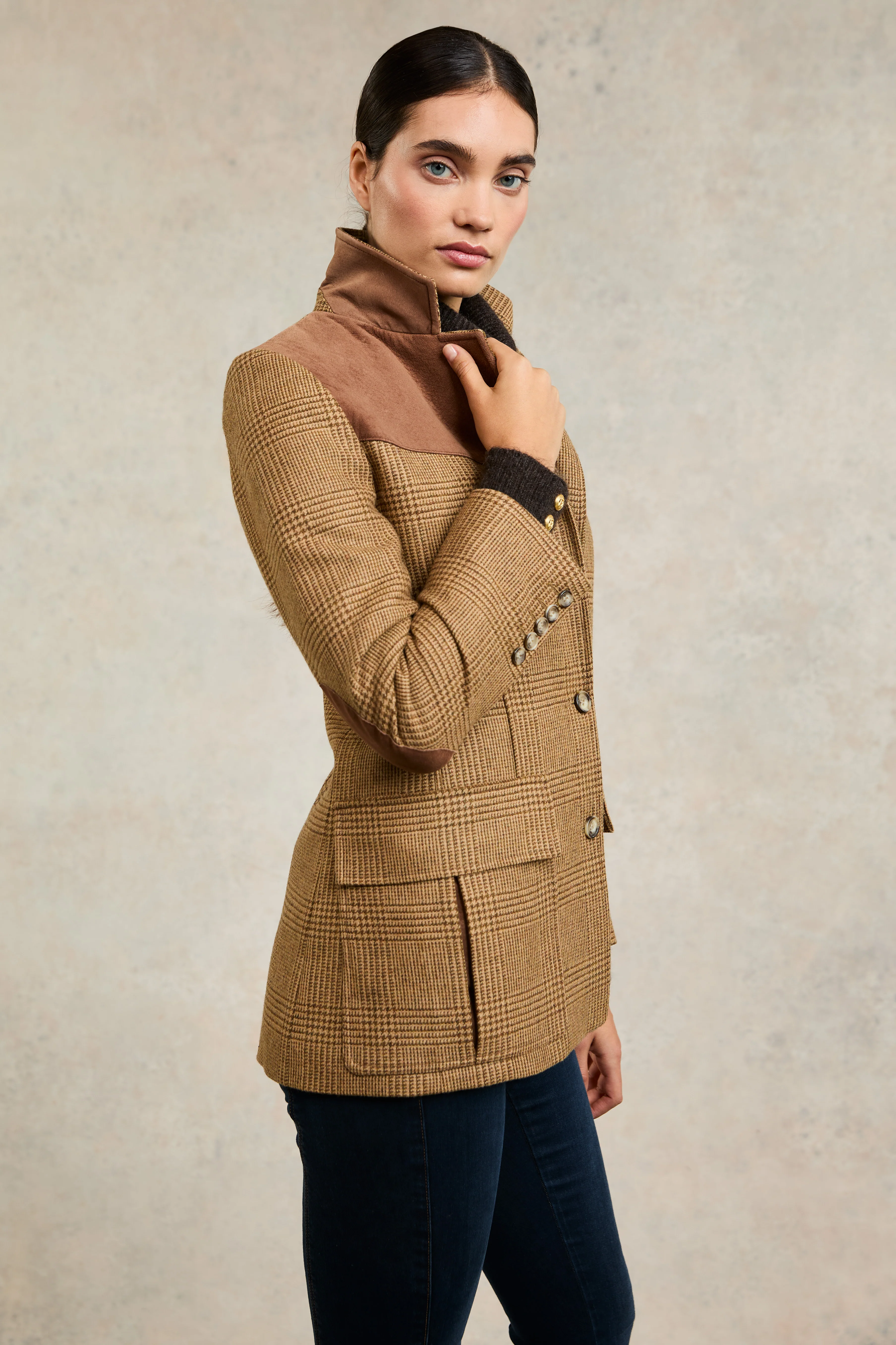 Single Breasted Field Blazer (Tawny) - Image 4