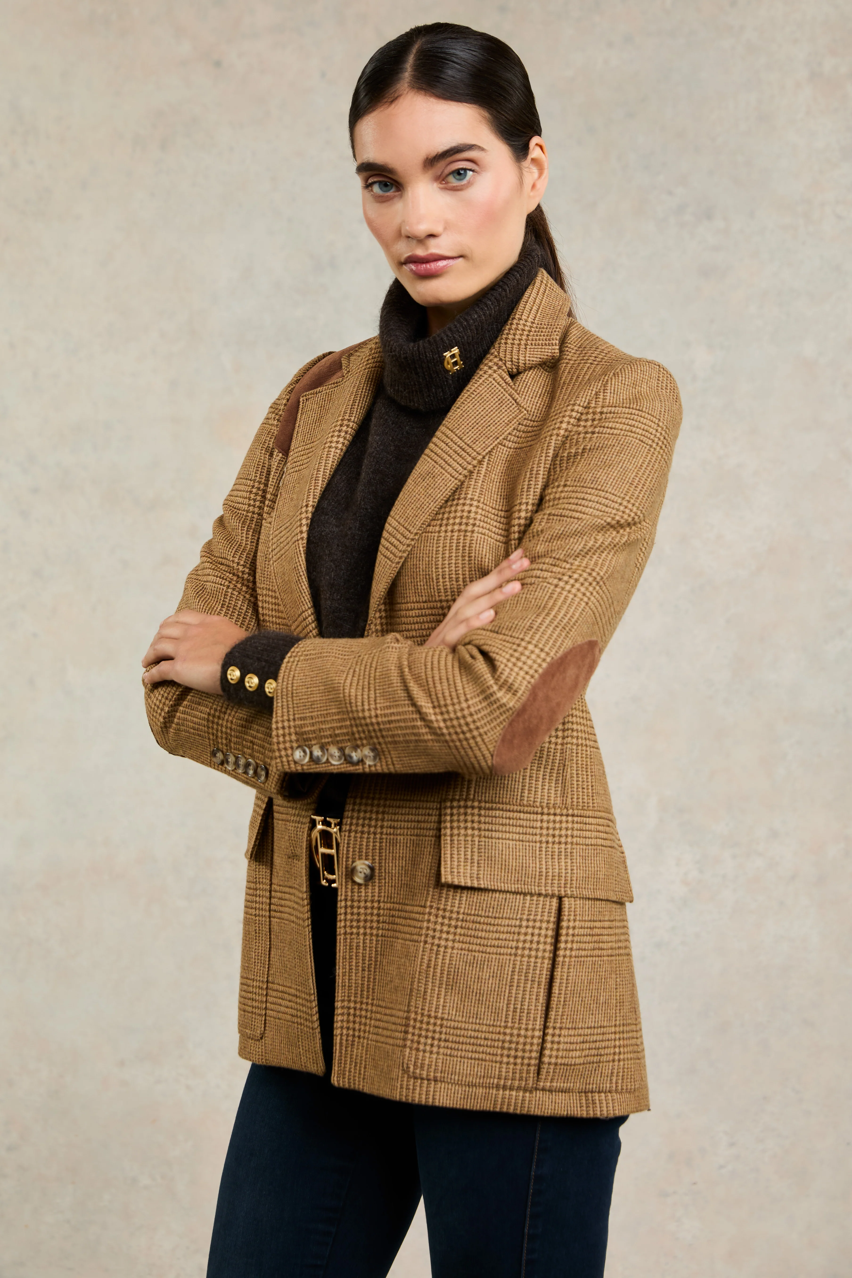 Single Breasted Field Blazer (Tawny) - Image 5